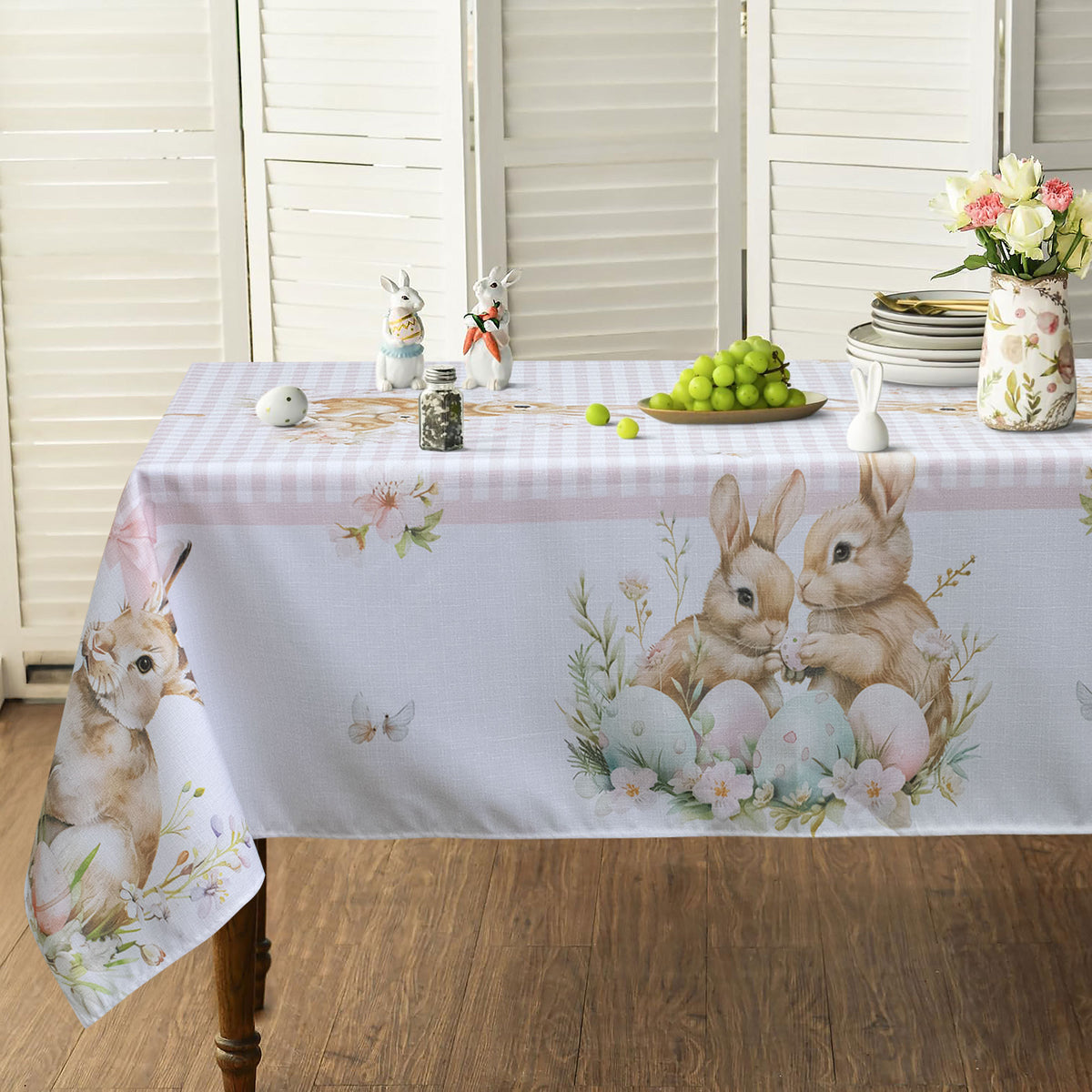 Copritavolo Pasquale tovaglia Pasqua copritavola primaverile 6 posti 7051