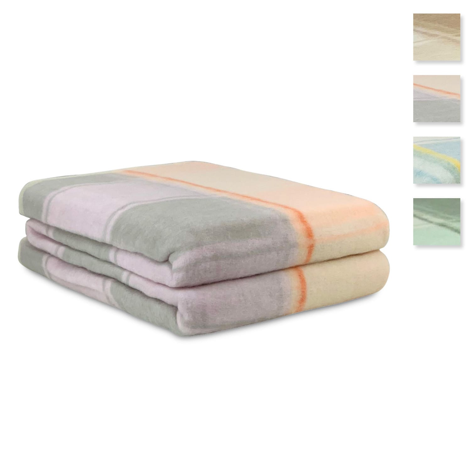 Coperta invernale misto lana jacquard una piazza e mezza Soraia 7138