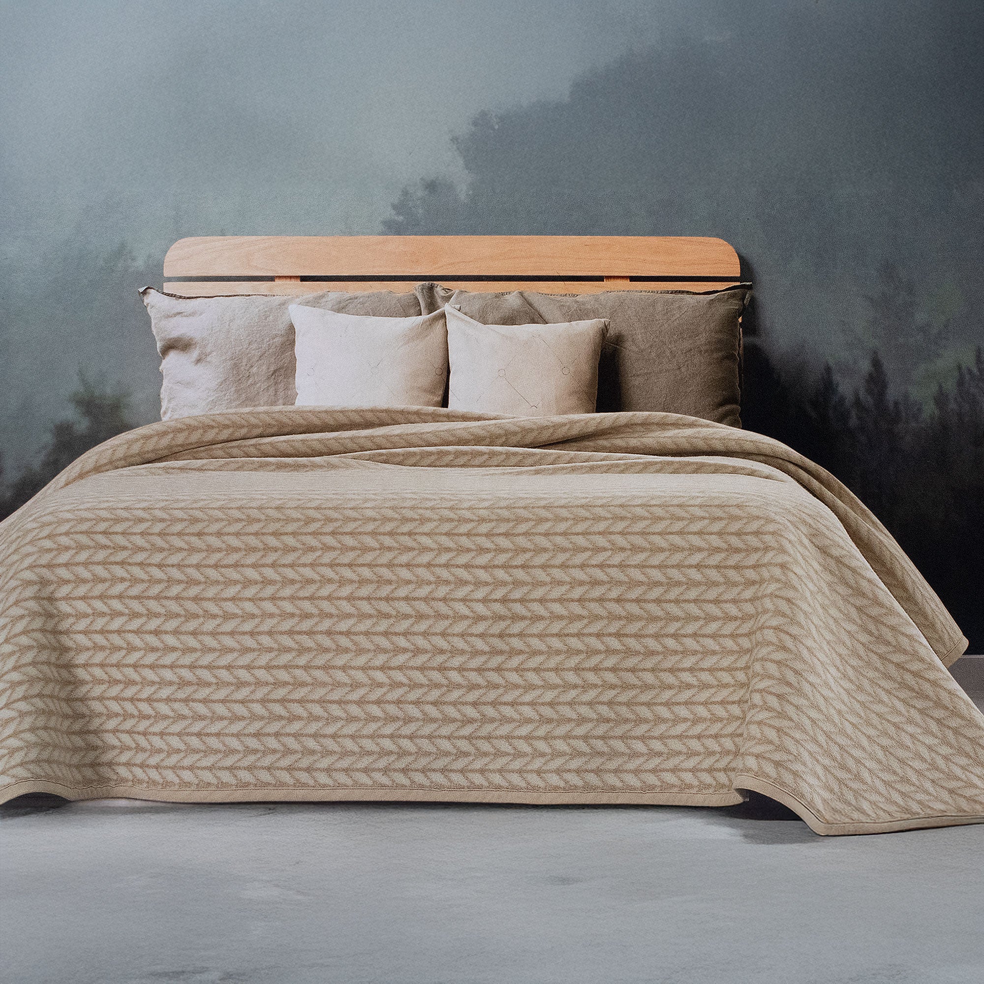 Coperta invernale misto lana jacquard Blankets singola e matrimoniale 7139