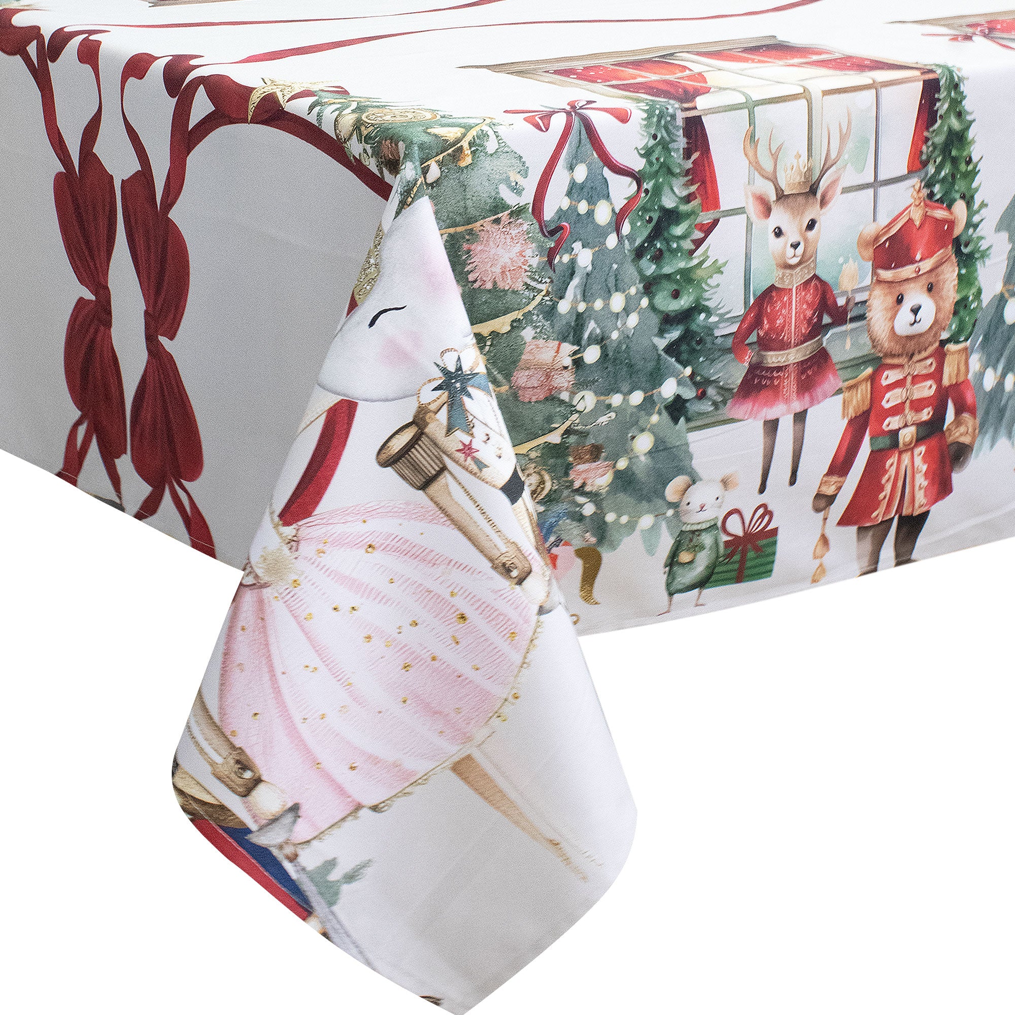 Tovaglia Natalizia stampa Digitale copritavolo Decoro Natale varie misure 7141