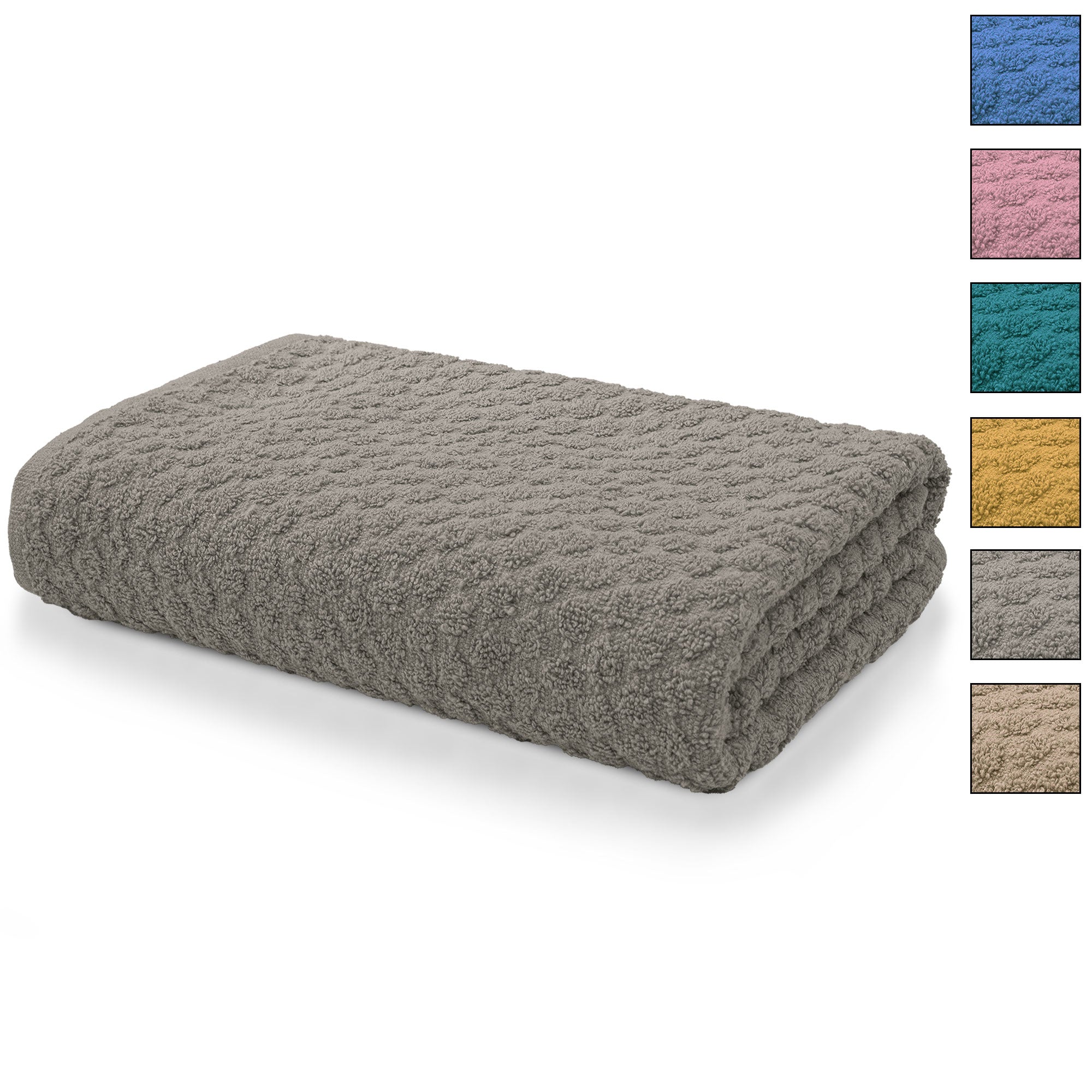 Telo Doccia in spugna Jacquard di cotone Asciugamano da Bagno 600gsm 7169