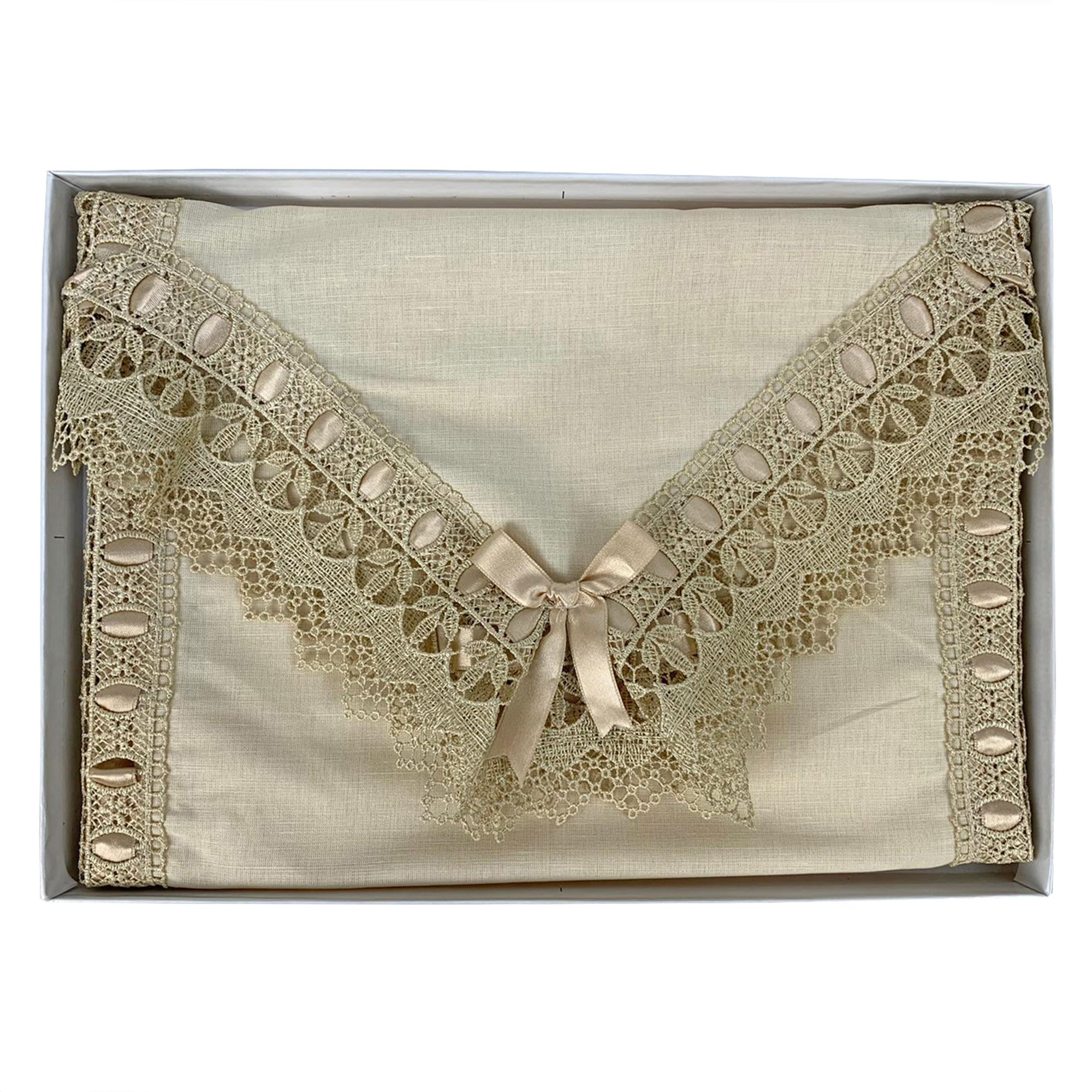 Runner da tavola in lino striscia centro tavola Nausikaa 40x120 cm 1697