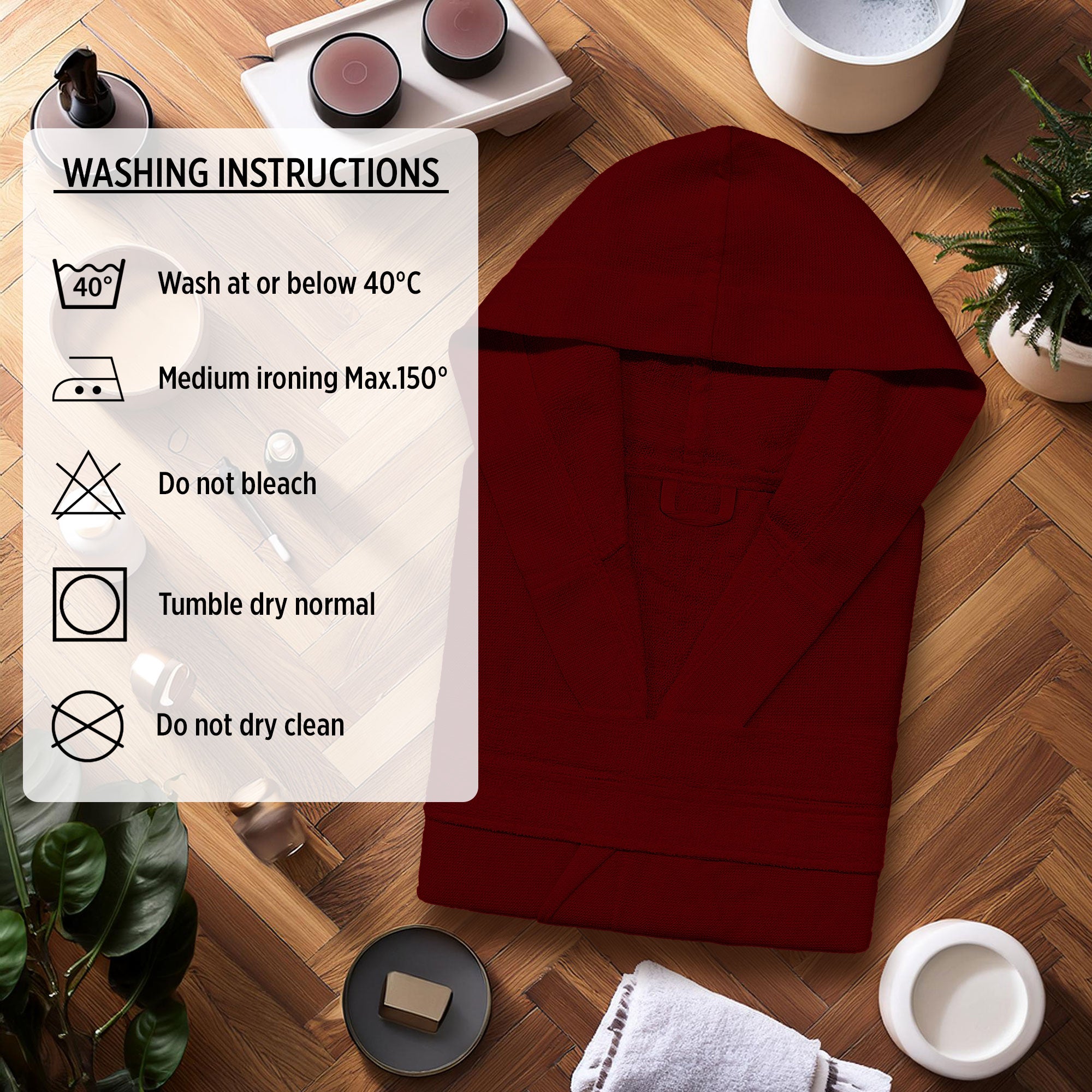 Accappatoio in microspugna uomo donna in Cotone con Cappuccio Bagno Unisex 0064