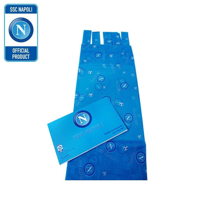 Tenda con asole velata SSC Napoli Ufficiale Originale Idea Regalo Calcio 140x290