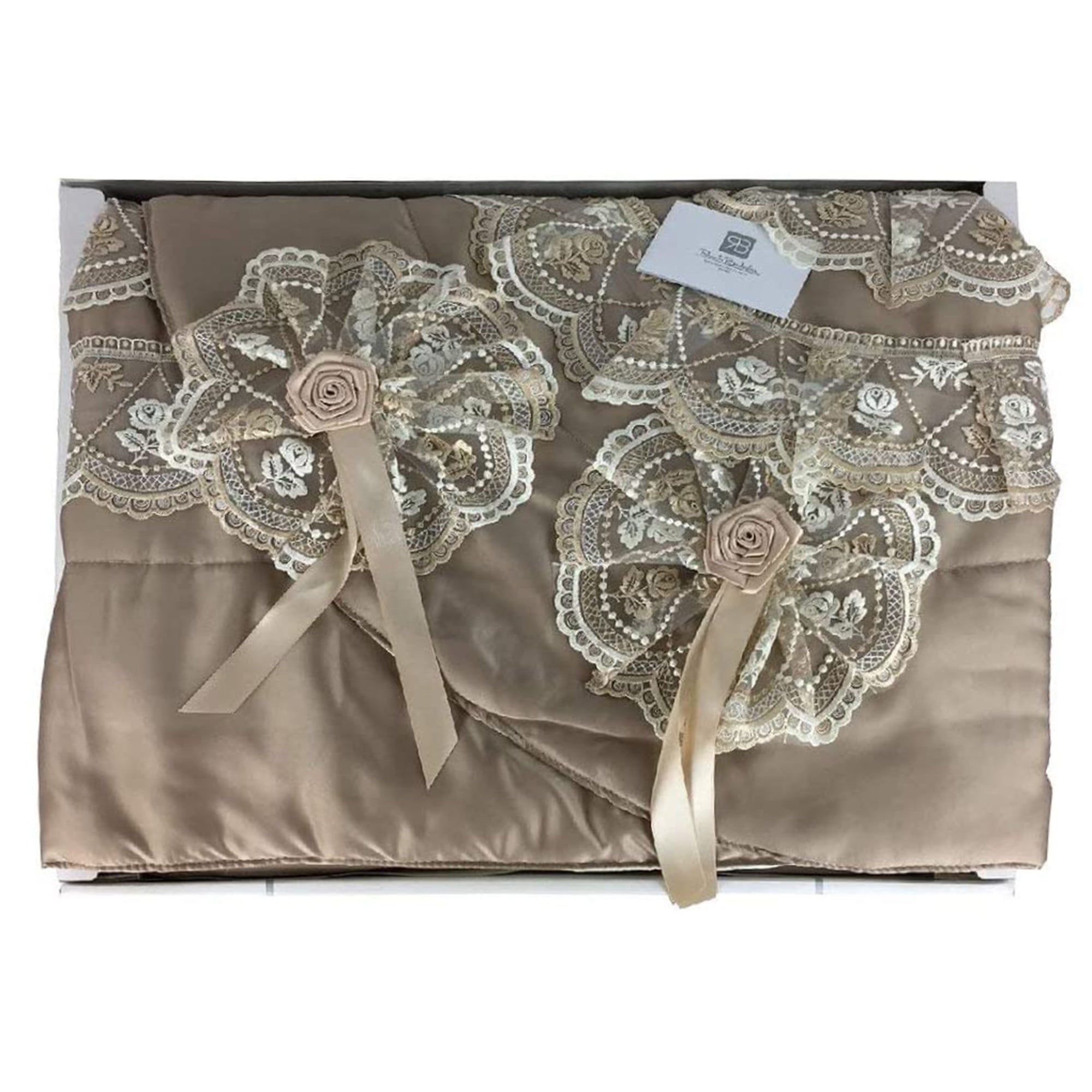 Trapunta piumone invernale matrimoniale letto 2 piazze Renato Balestra pizzo