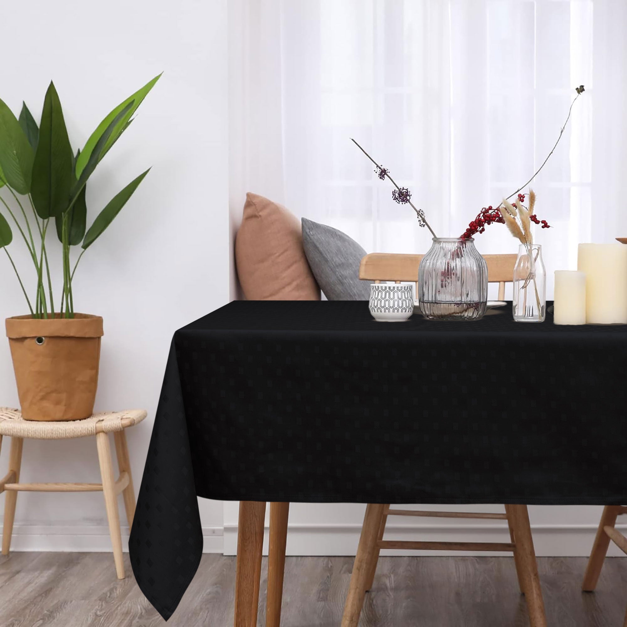 Tovaglia da Tavola 24 Posti tinta unita in Cotone Damina 3059