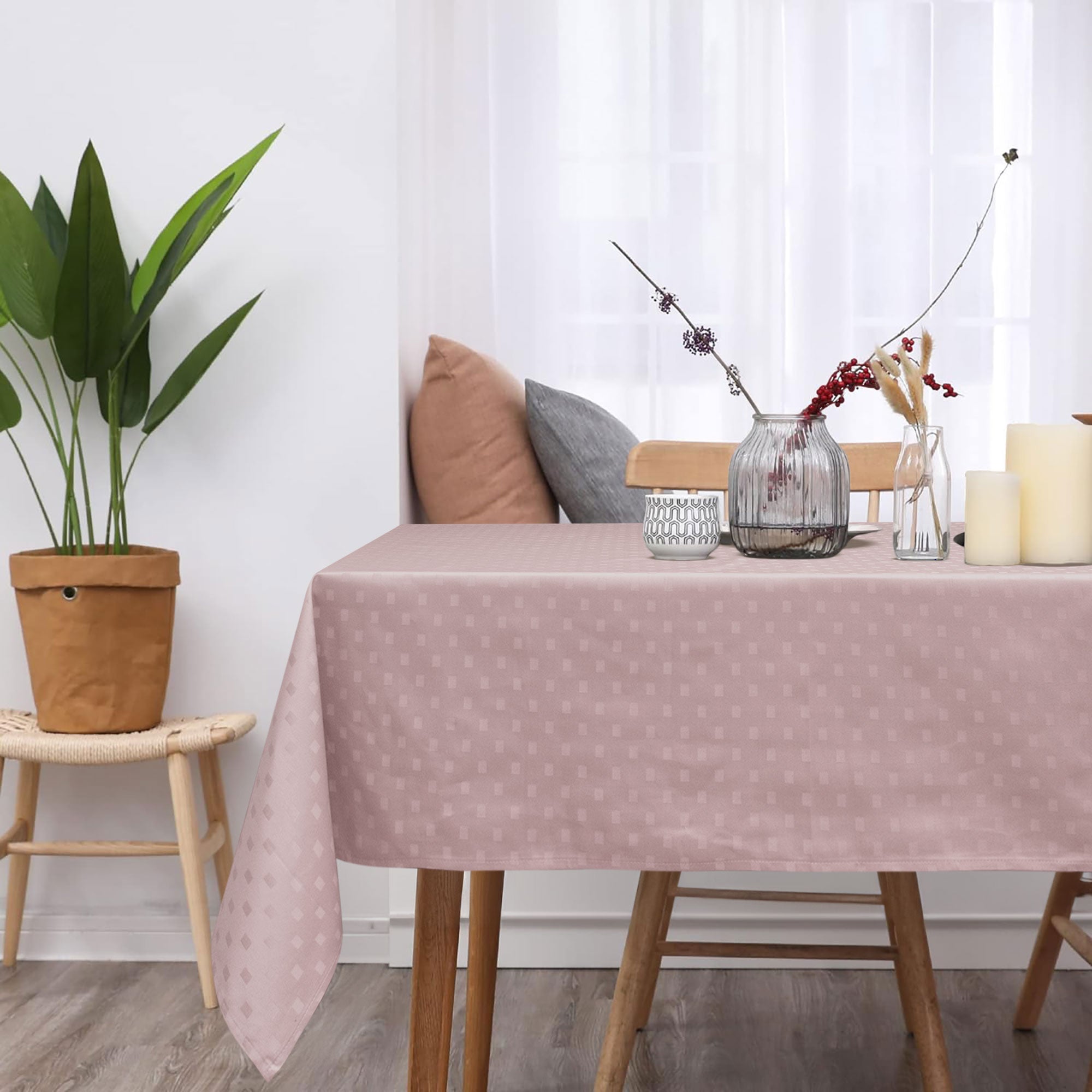 Tovaglia da Tavola 6 Posti tinta unita in Cotone Damina 0699