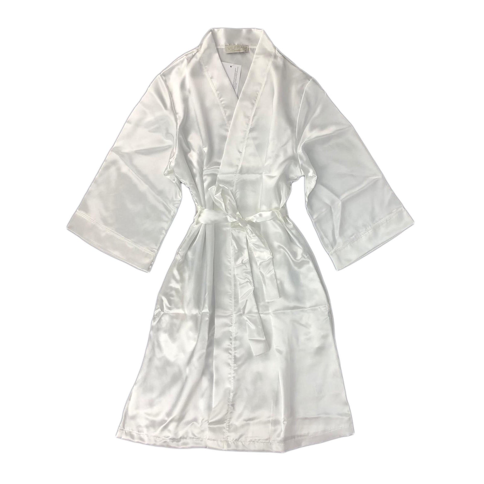 Kimono vestaglia per sposa lingerie donna in raso Vilfram in taglie 42 a 48 0852
