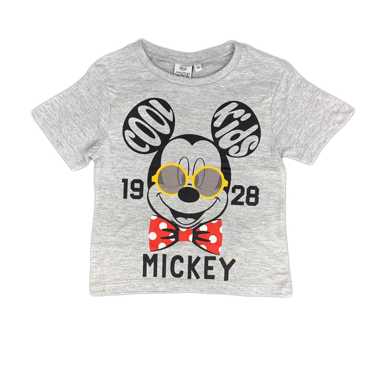 Disney Mickey Mouse T-Shirt stampata ufficiale maglia bambino da 3 a 8 anni 0899