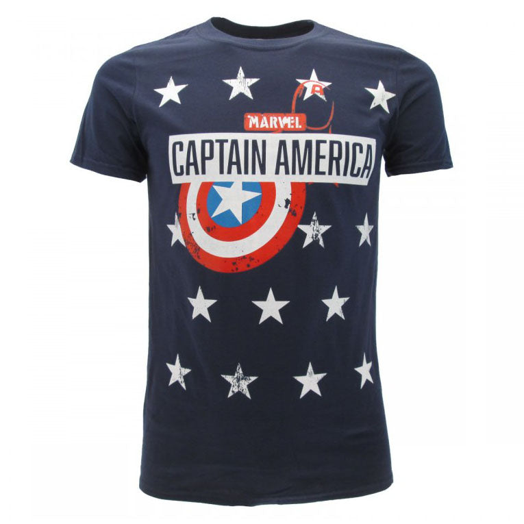 Marvel Avengers T-Shirt stampata ufficiale maglia Capitan America Scudo 0909