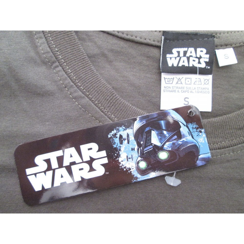 T-Shirt ufficiale Star Wars Disney maglia stampata originale uomo ragazzo 0976