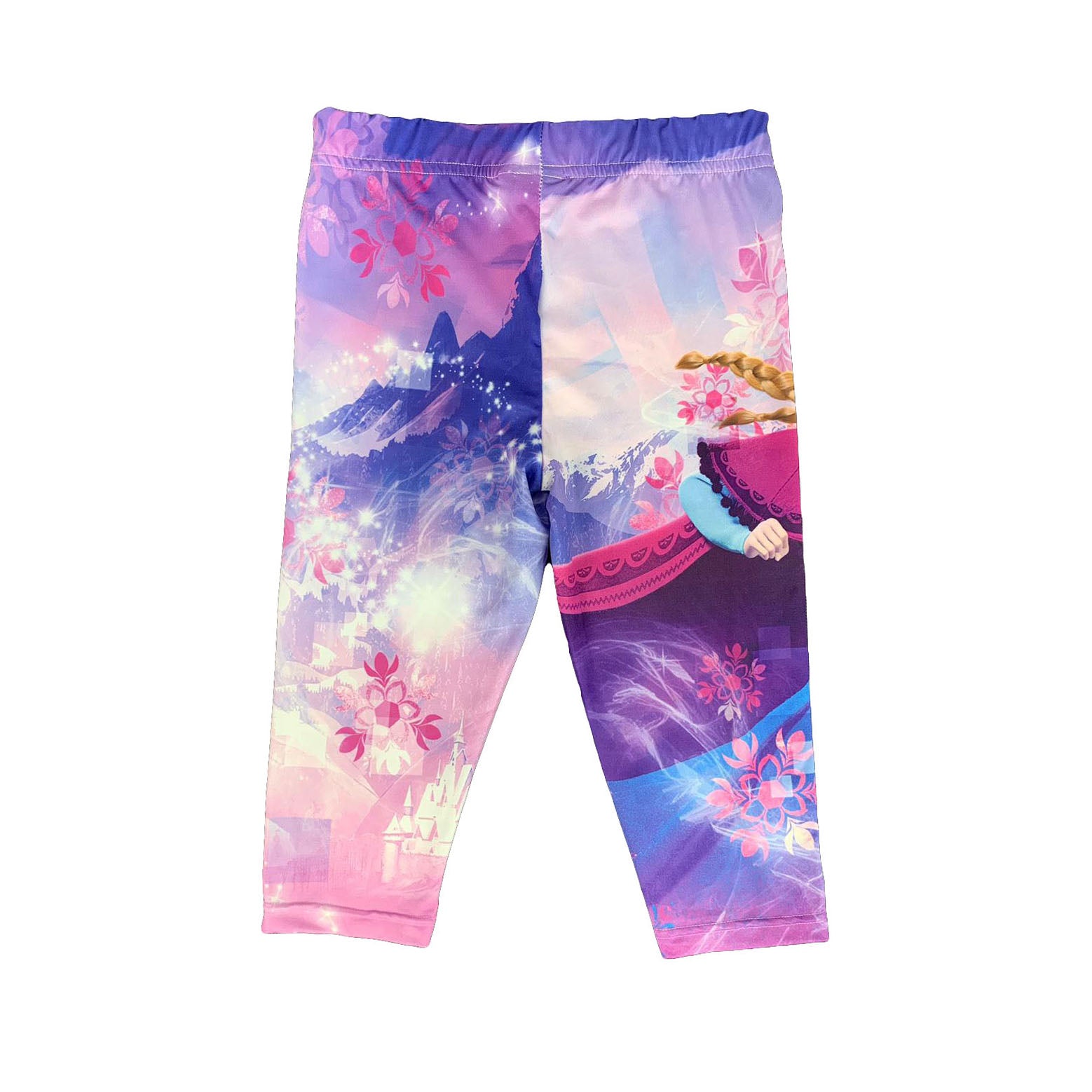 Disney Frozen legging pantalone ufficiale Elsa bambina da 3 a 8 anni 1052