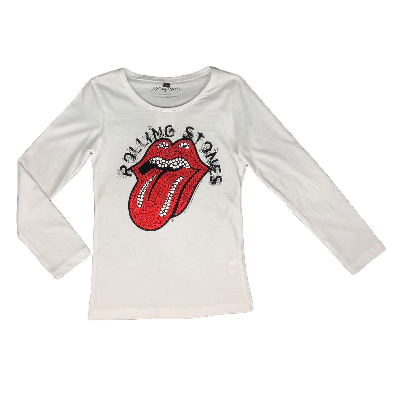 Maglia maniche lunghe bambino ufficiale The Rolling Stones Rock originale 1250