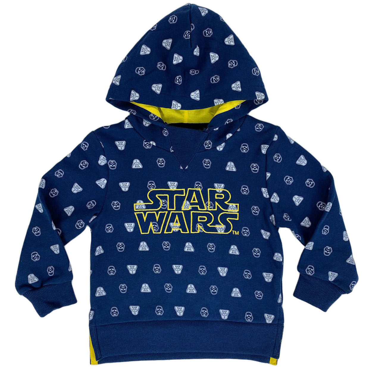 Felpa ufficiale Disney con cappuccio stampa Star Wars bambino originale 1260