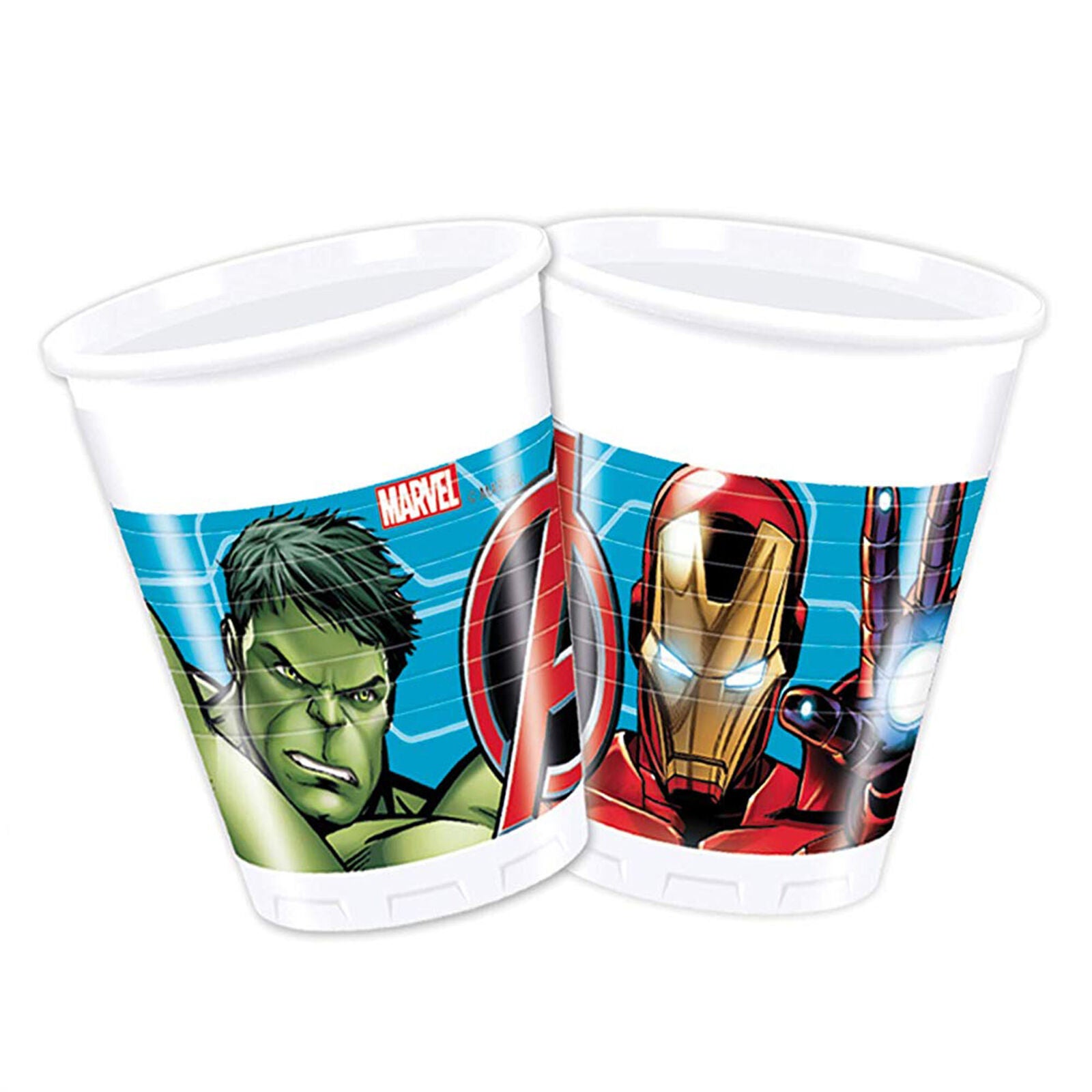 Kit party Marvel Avengers 24 persone bicchieri piatti tovaglia tovaglioli 1395