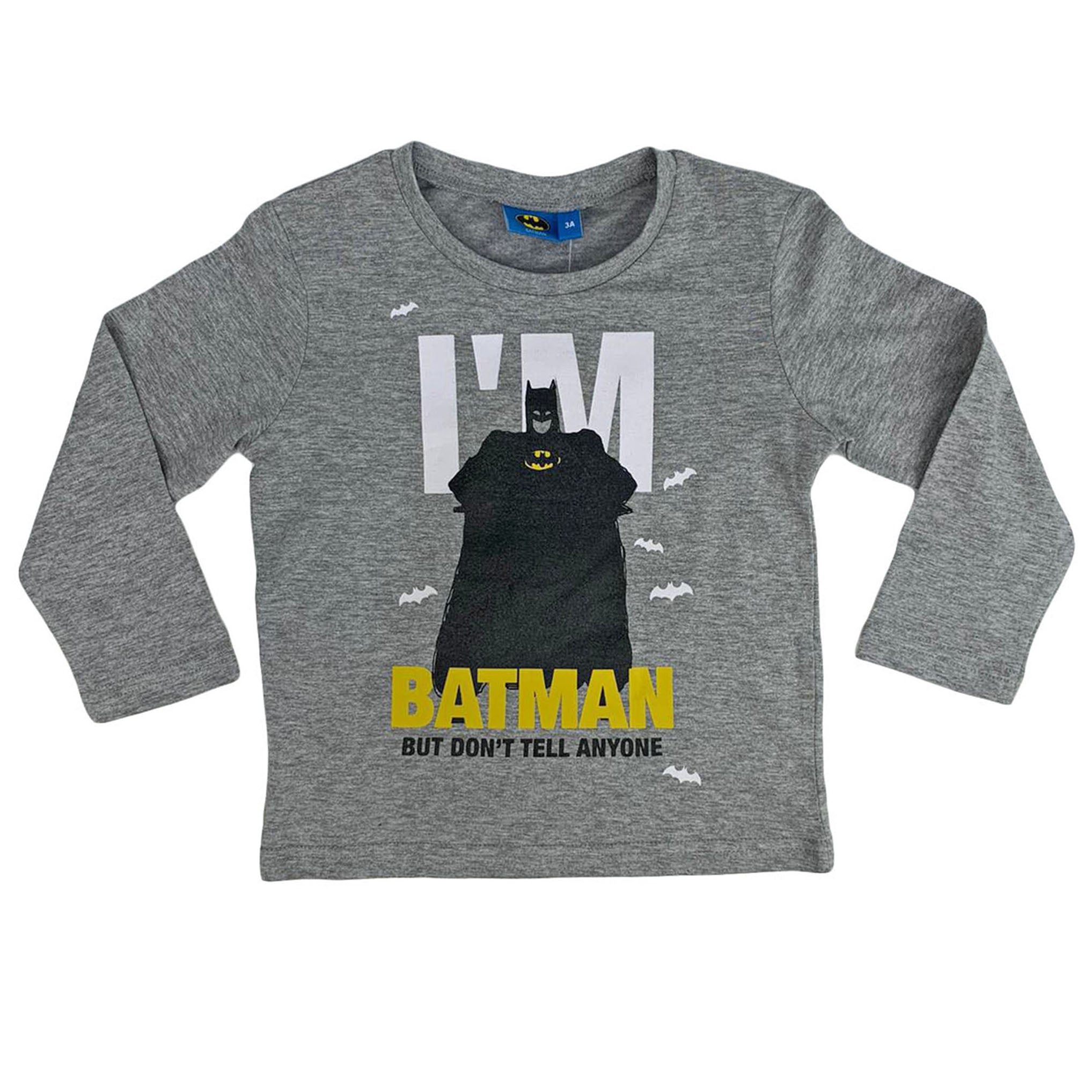Maglia stampata ufficiale DC Comics logo Batman maglietta bambino 1428