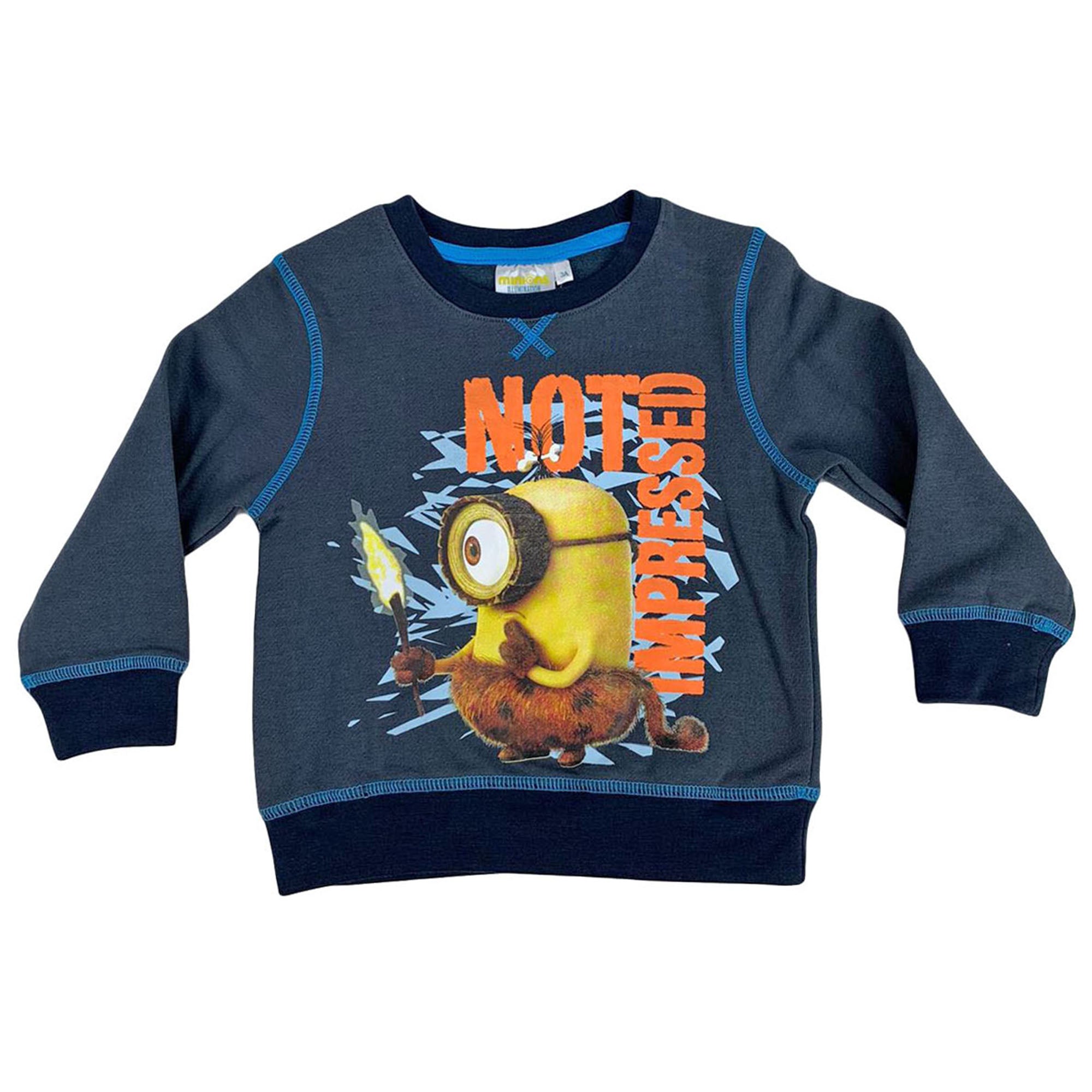 Maglia stampata maniche lunghe ufficiale Minions maglietta bambino banana 1432