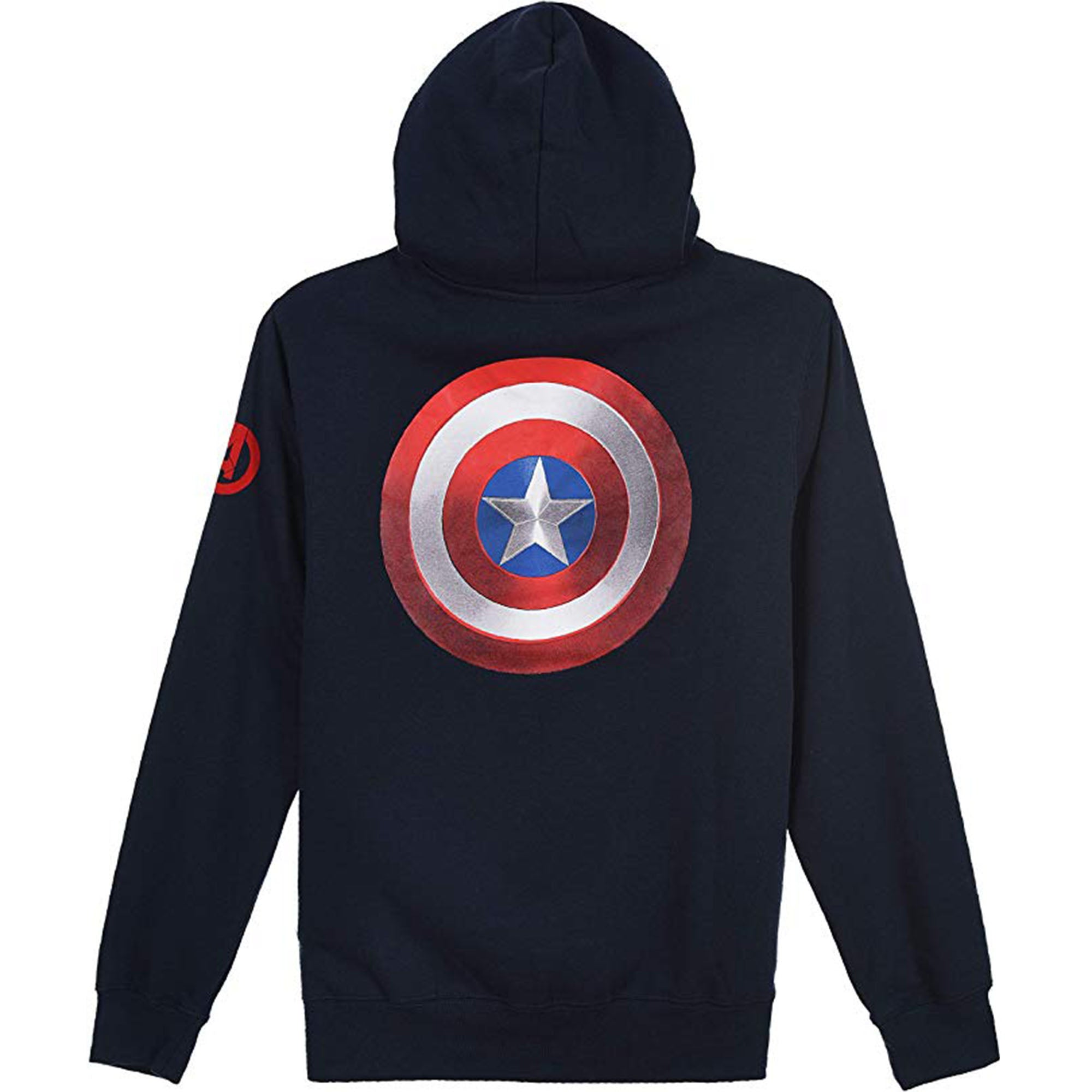 Felpa con cappuccio ufficiale Marvel Avengers Capitan America stampa Scudo 1435