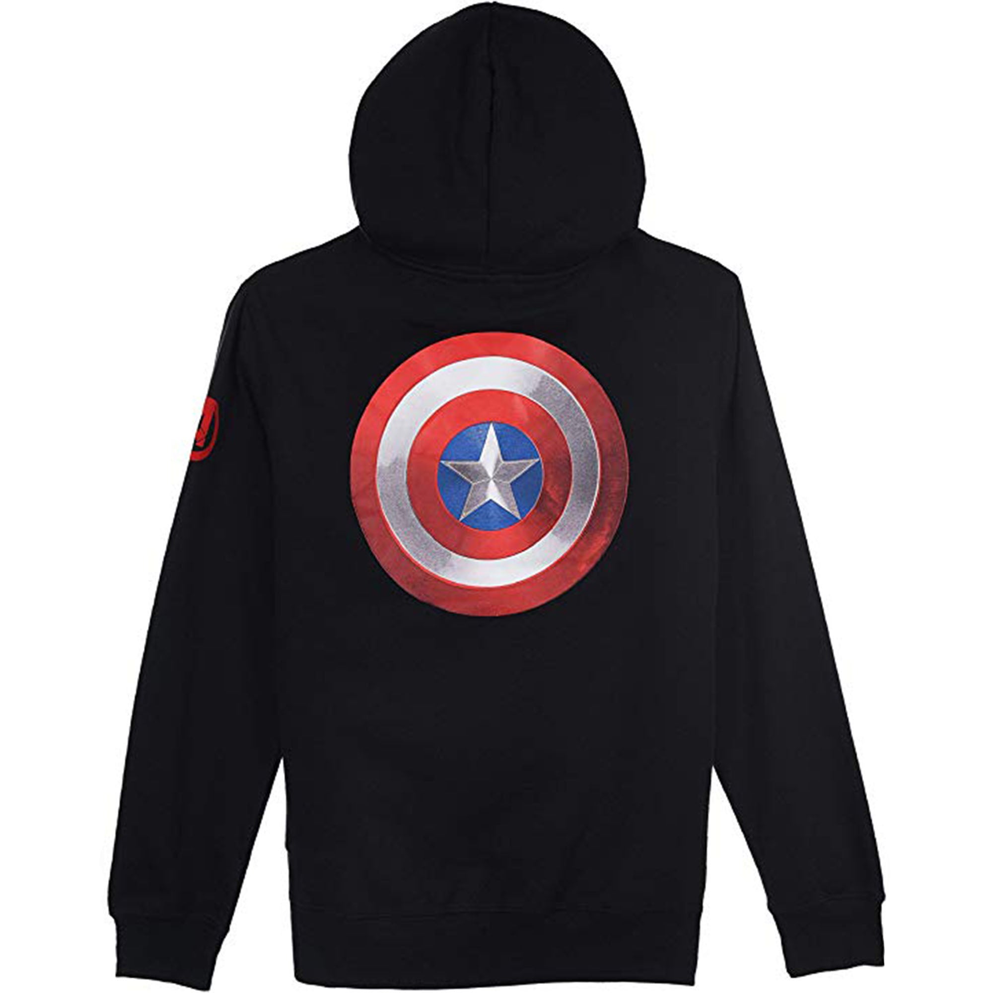 Felpa con cappuccio ufficiale Marvel Avengers Capitan America stampa Scudo 1435