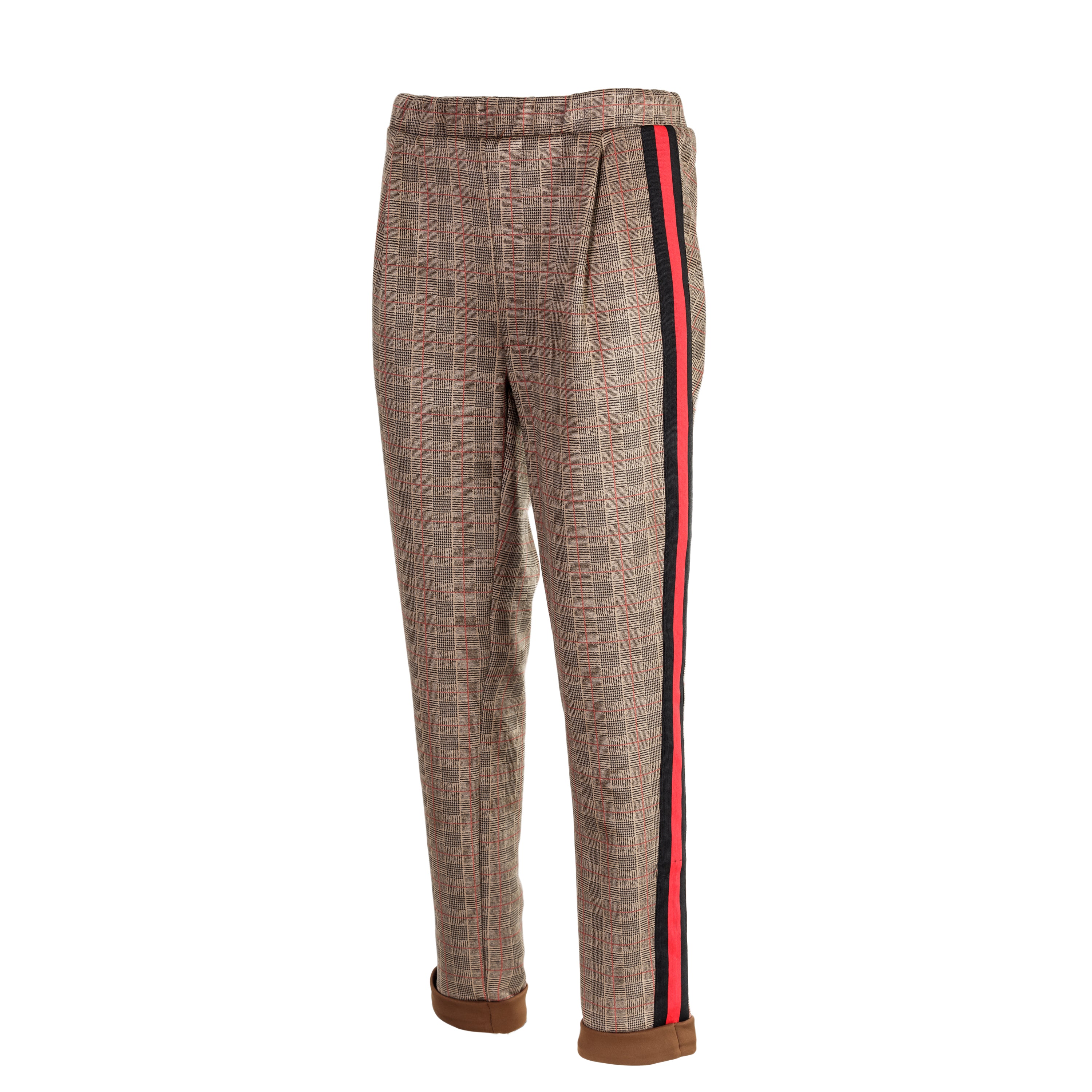 Pantaloni comodi con elastico in vita, tasche pratiche e ampia fascia elasticizzata in vita - blu scuro Pantaloni comodi con elastico in vita, tasche pratiche e ampia fascia elasticizzata in vita - blu scuro