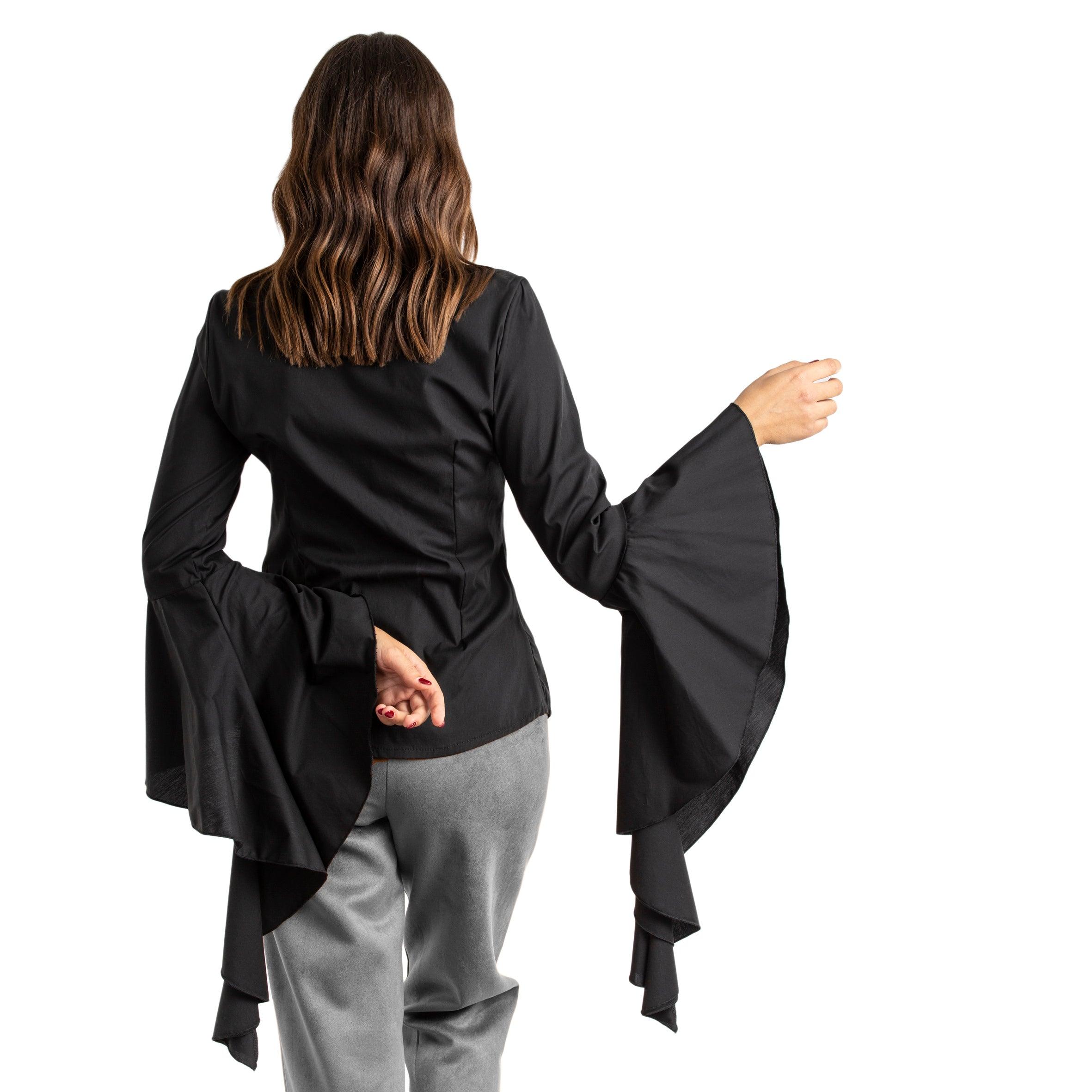 Camicie con maniche a volant sales
