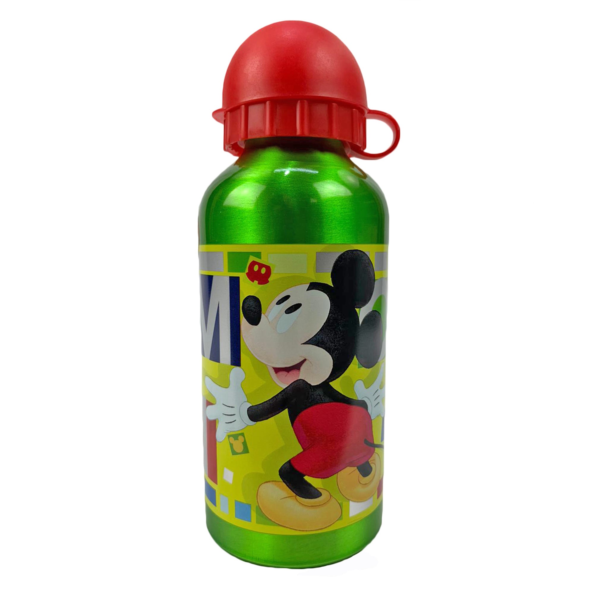 Borraccia Disney Mickey Mouse bottiglia in allumino con beccuccio 400 ml 1619