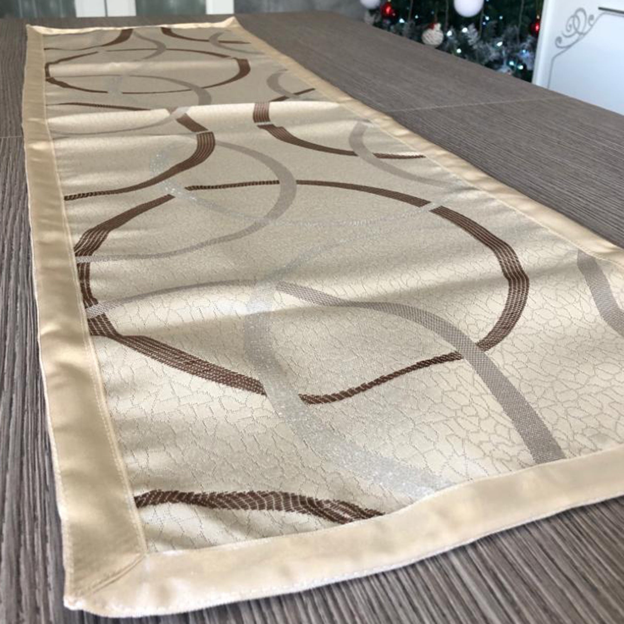 Runner da tavola in raso striscia centro tavola Nausikaa 40x120 cm 1693