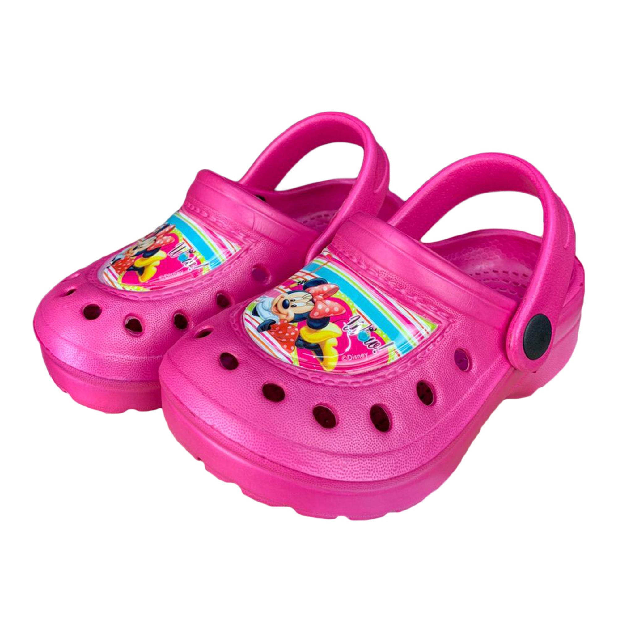 Pantofole Disney Minnie ciabatte per ragazza bambina zoccoli clog 1886