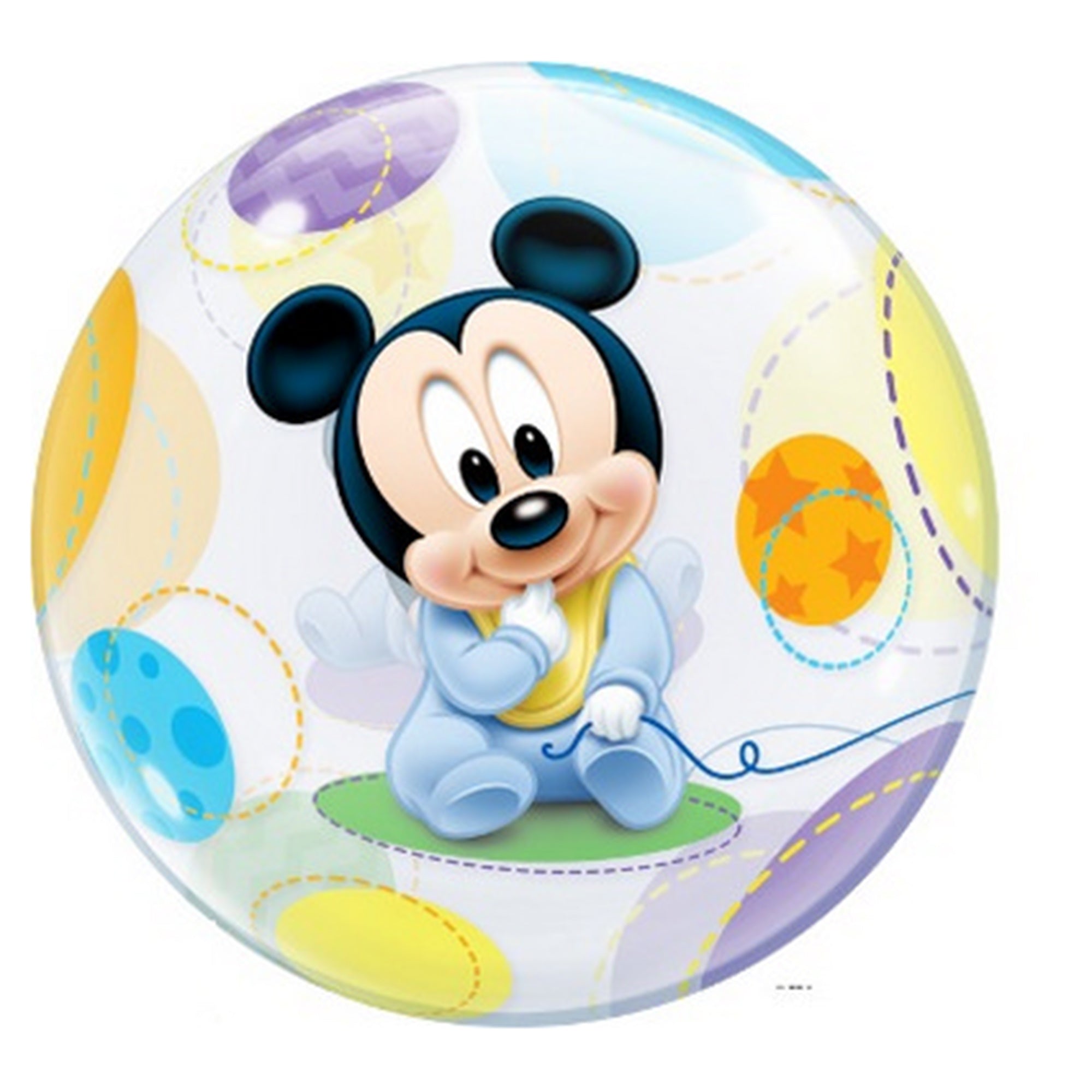 Pallone di plastica per feste di compleanno Disney Baby Mickey party 2007