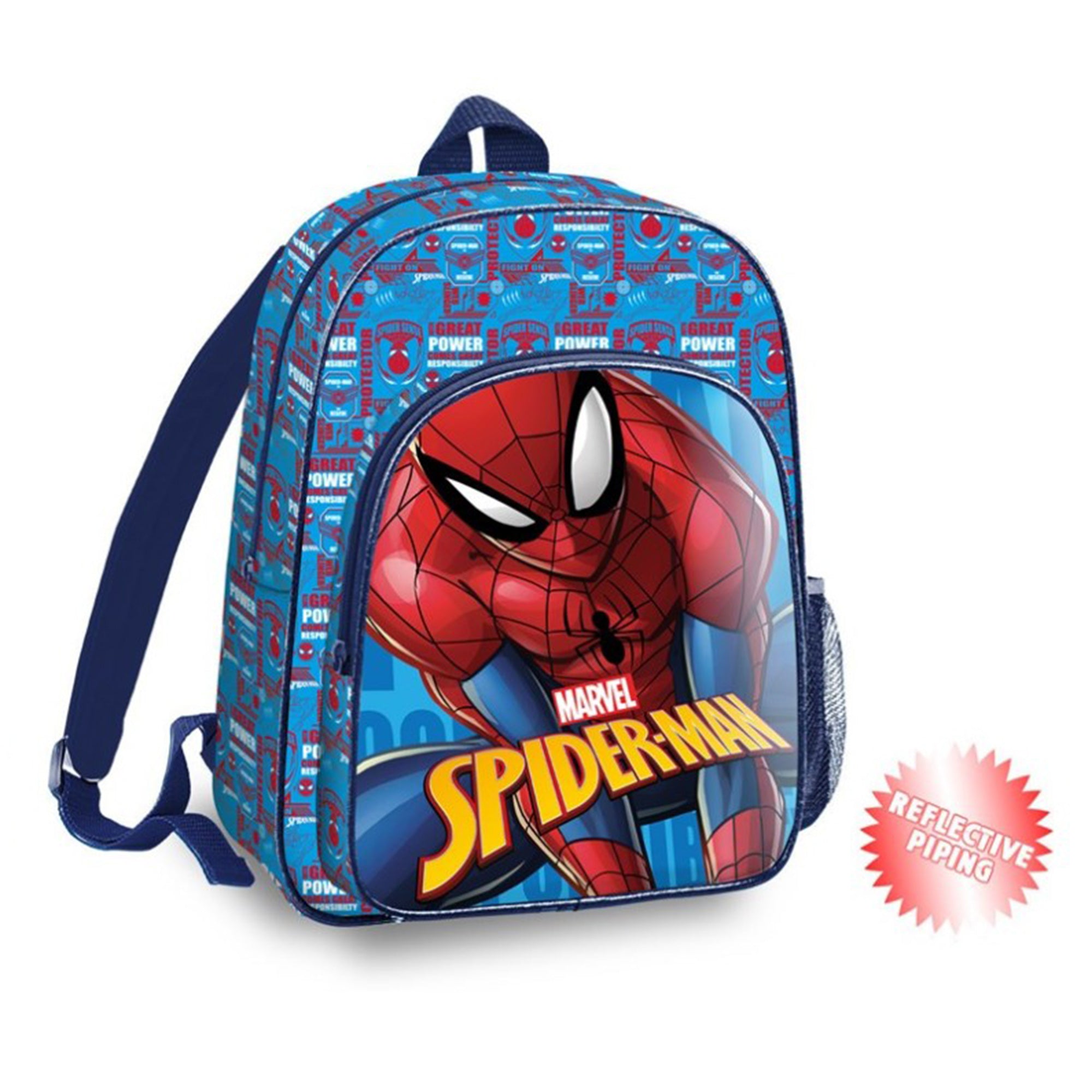 Zaino Marvel Spiderman zainetto ufficiale con bretelle bambini scuola 2050