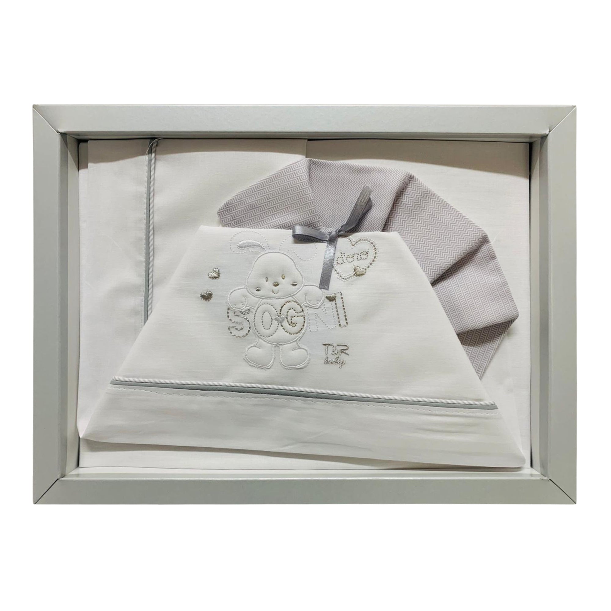 Coordinato culla carrozzina Piccole Emozioni neonato set 3 pezzi in cotone 2517
