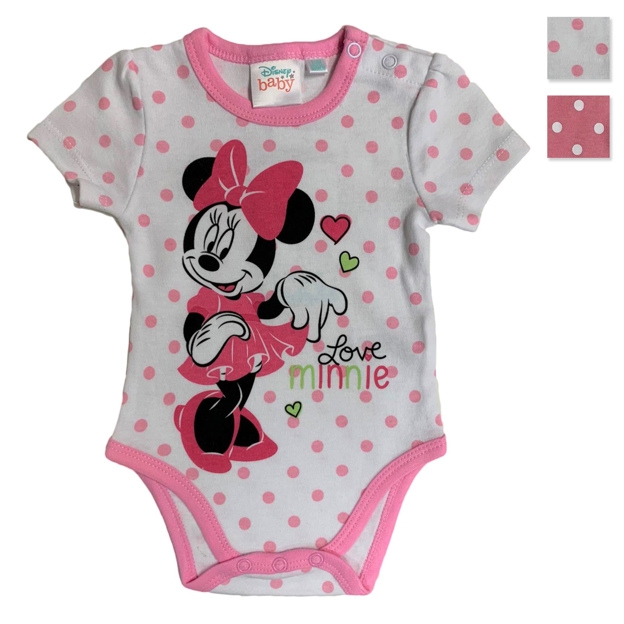 Body neonata manica corta Disney tutina Minnie 2614