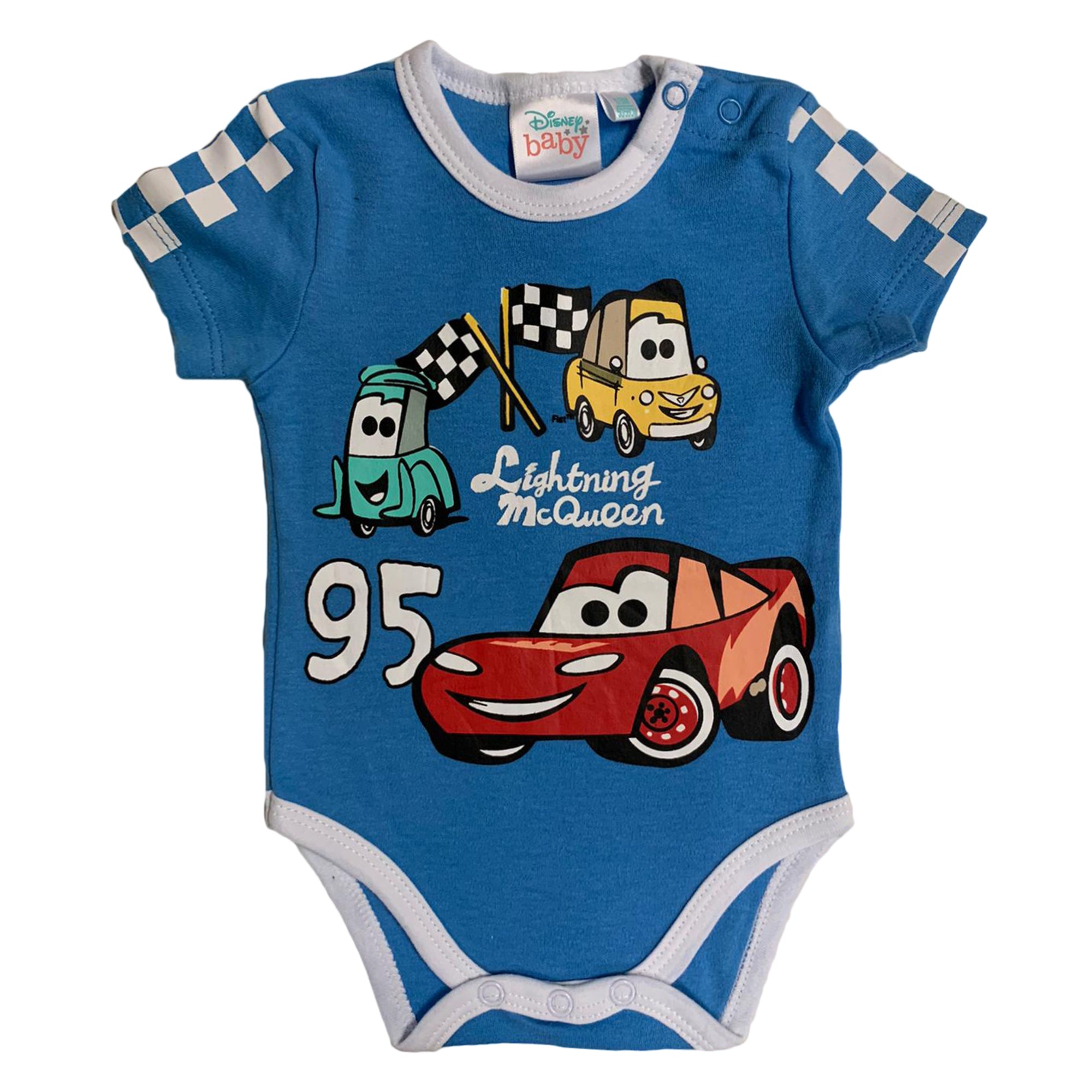 Body neonato manica corta Disney tutina baby Cars 2616