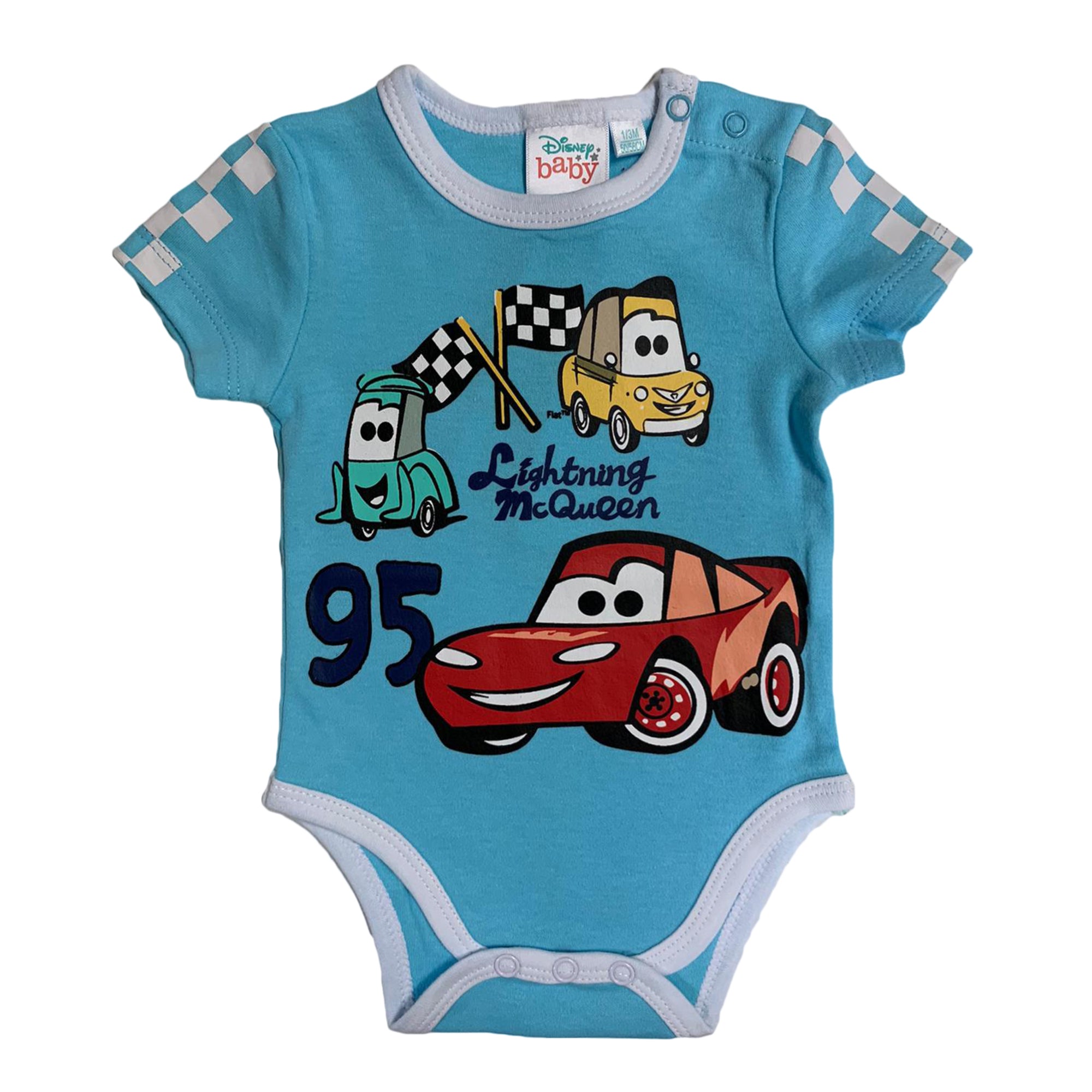 Body neonato manica corta Disney tutina baby Cars 2616