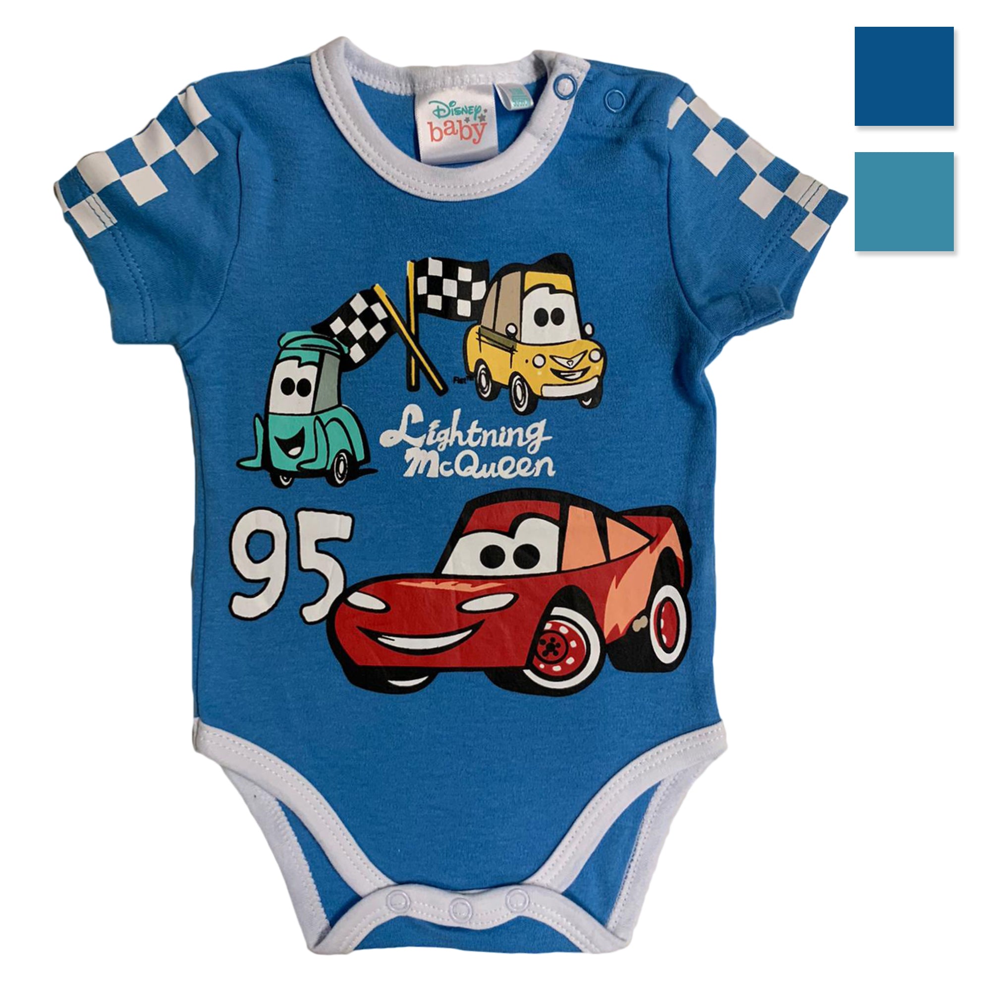 Body neonato manica corta Disney tutina baby Cars 2616