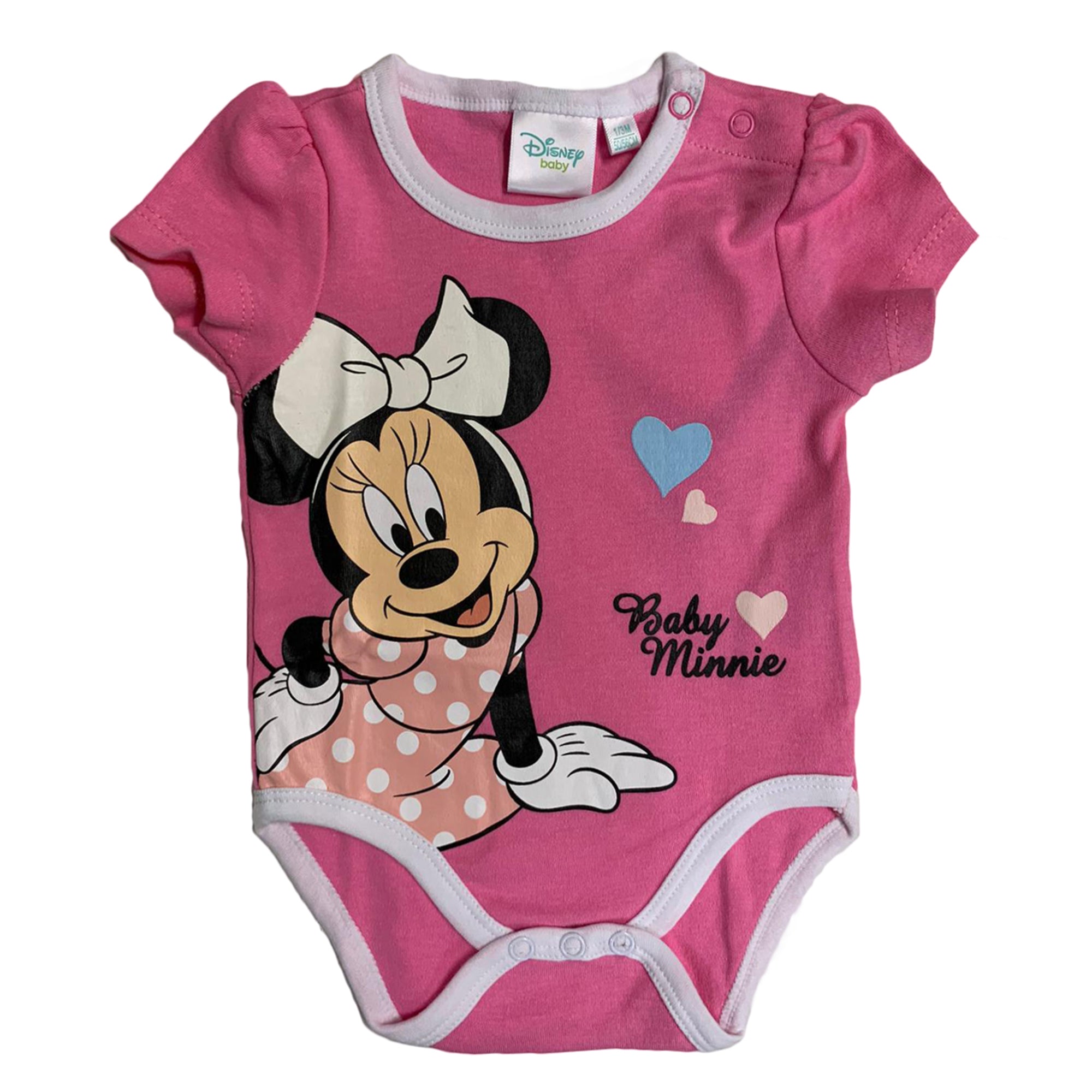 Body neonata manica corta Disney tutina Minnie 2619
