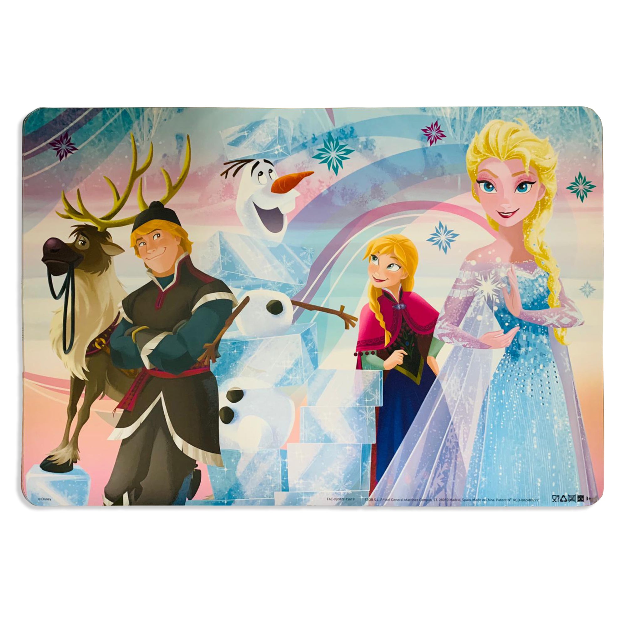 Tovaglietta americana ufficiale Disney Frozen colazione asilo bimbo 2659