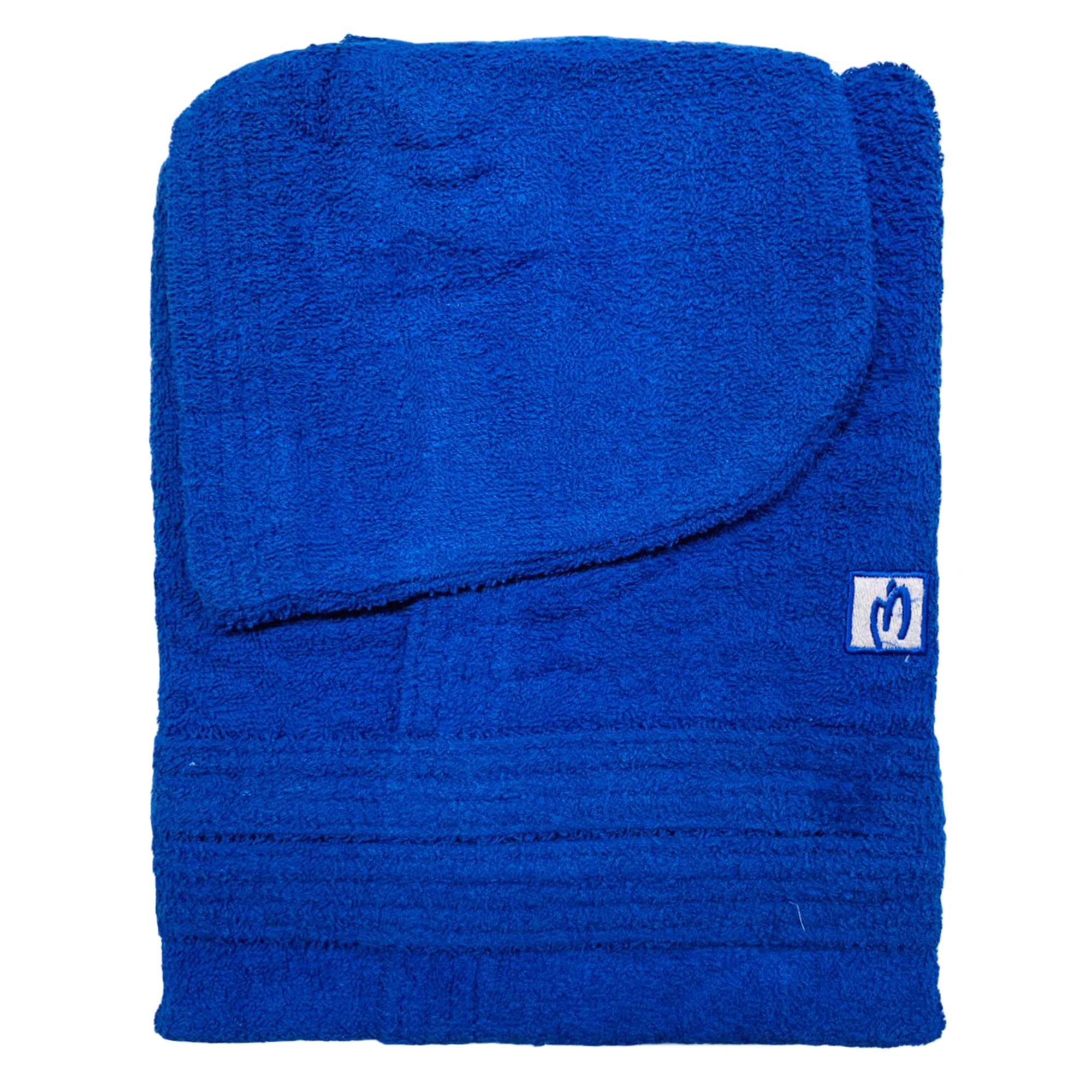 Marta Marzotto men's and women's cotton terry bathrobe with hood 2665
