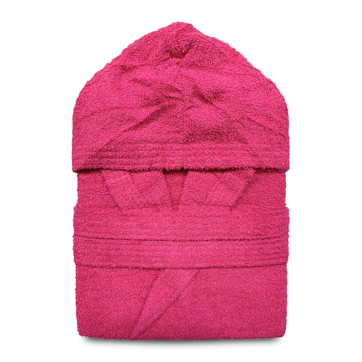 Accappatoio taglie forti in spugna di cotone unisex con cappuccio oversize 2691