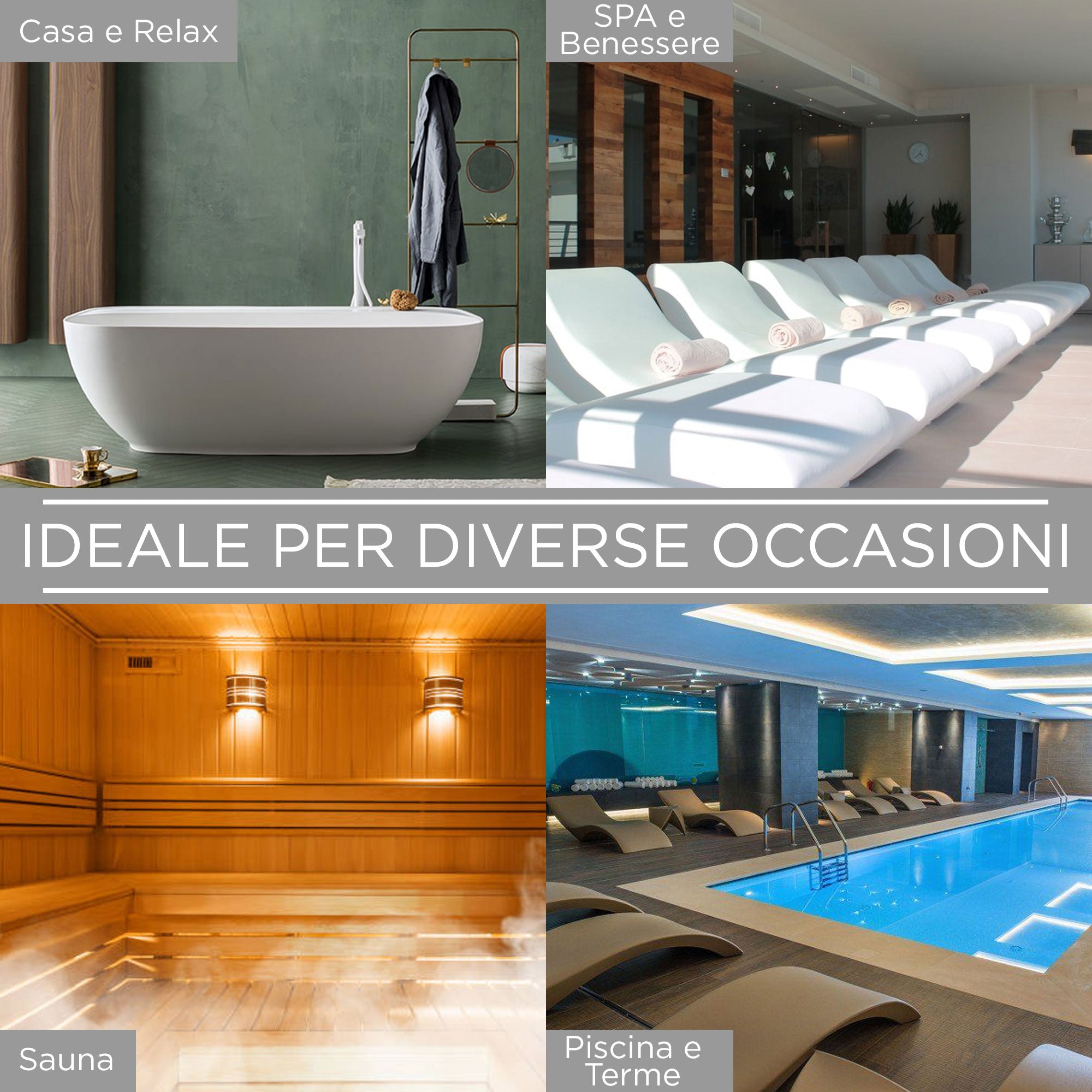 Accappatoio taglie forti in spugna di cotone unisex con cappuccio oversize 2691