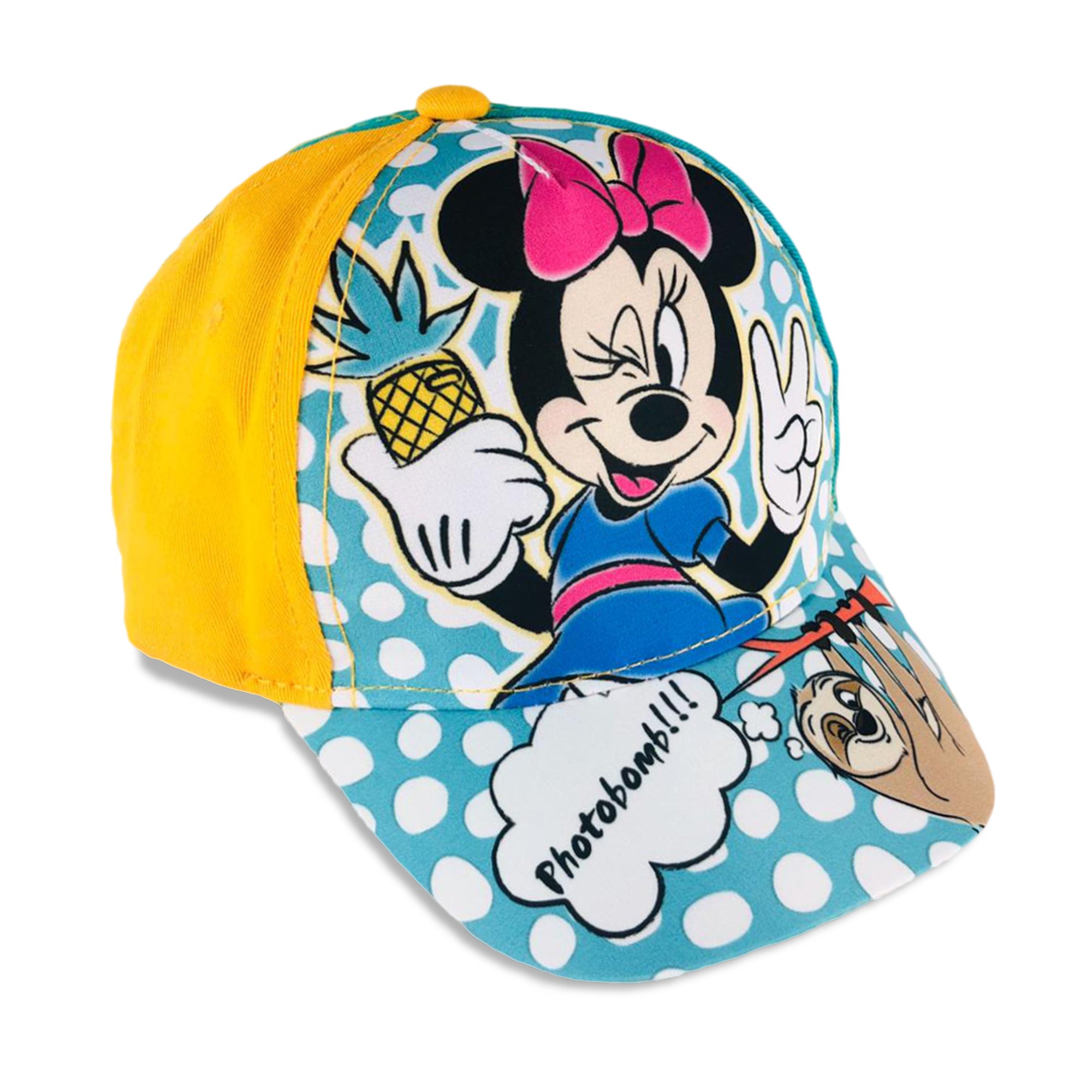 Cappellino per bambina ufficiale Disney Minnie berretto con visiera 2719