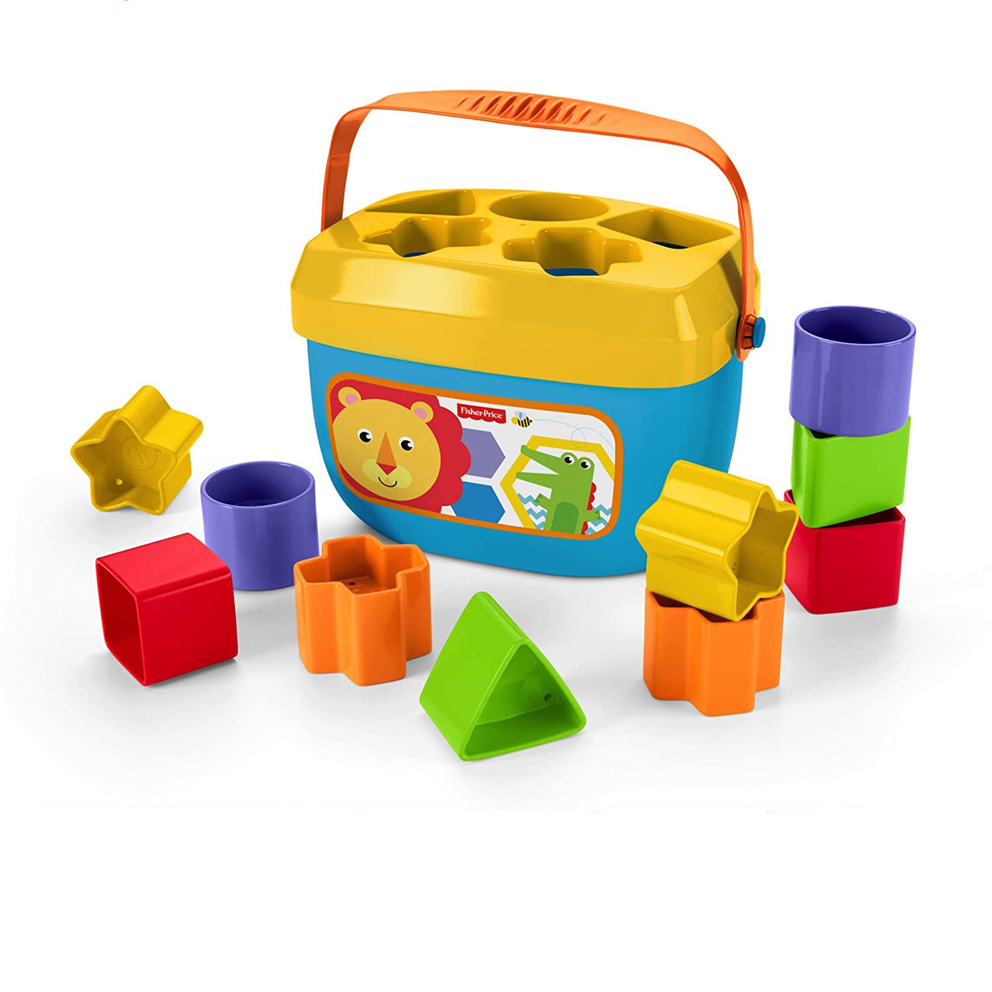 Secchiello cercaforme Fisher-Price gioco creativo per bambini 10 blocchi 2728