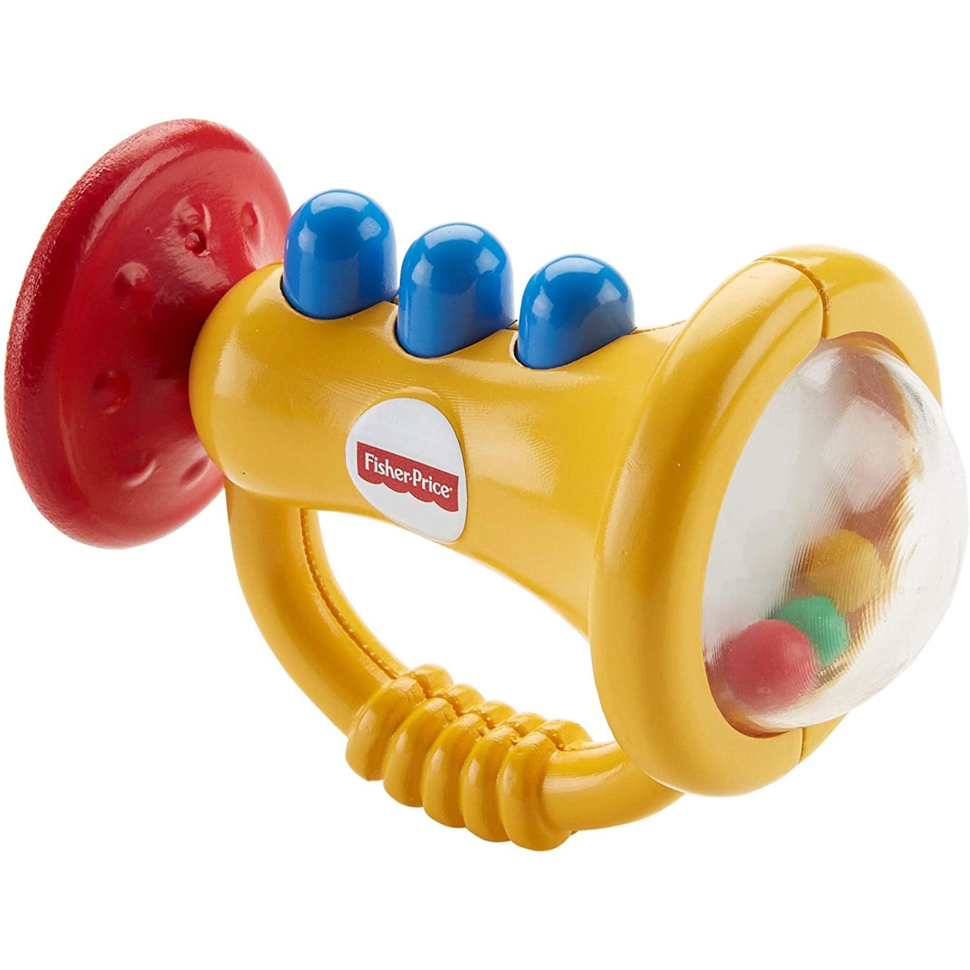 Giocattolo Fisher-Price per bambini trombetta sonaglio mordicchiabile 2734