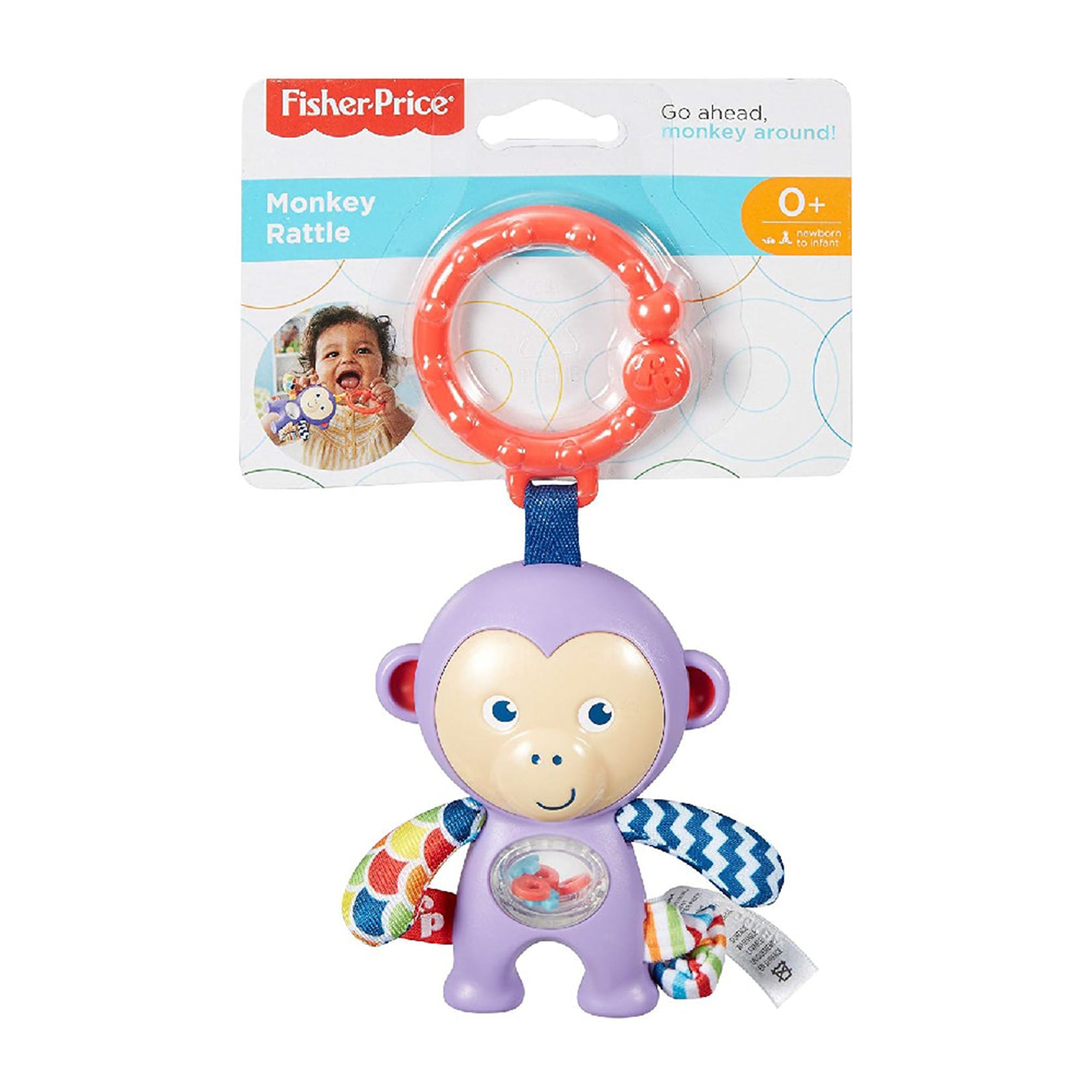 Giocattolo Fisher-Price per bambini sonaglino della scimmietta 2737