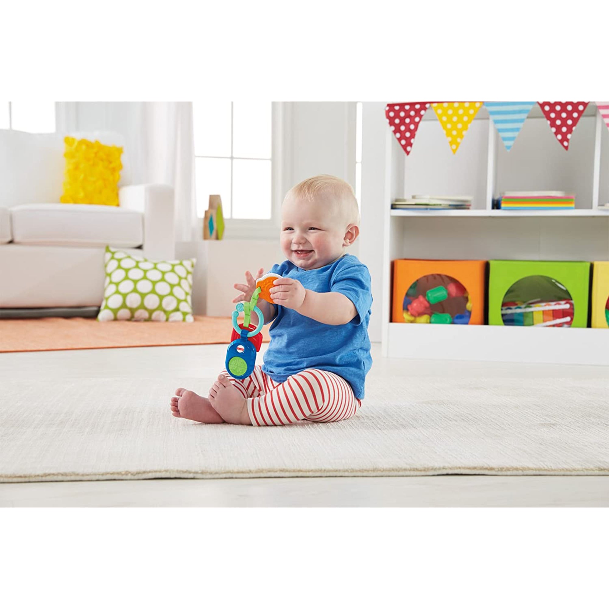 Giocattolo Fisher-Price per bambini sonaglietto chiavi musicali 2739