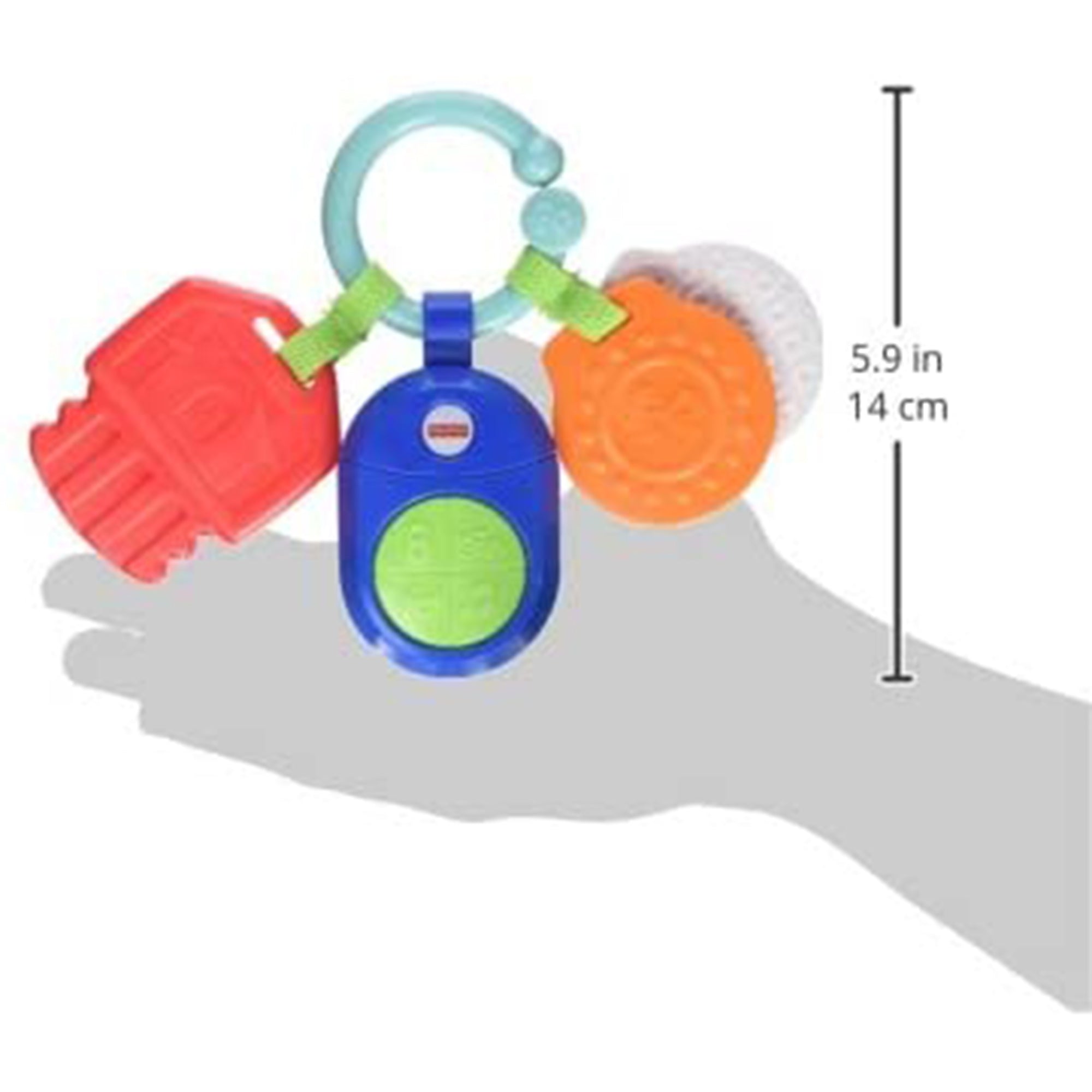 Giocattolo Fisher-Price per bambini sonaglietto chiavi musicali 2739