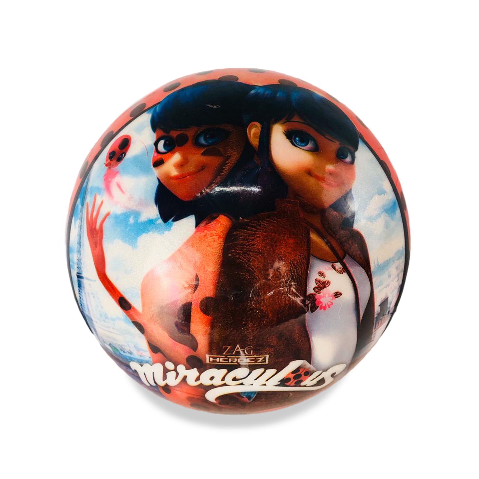 Pallone Miraculous palla da gioco per bambini cartoons Lady Bug 2750