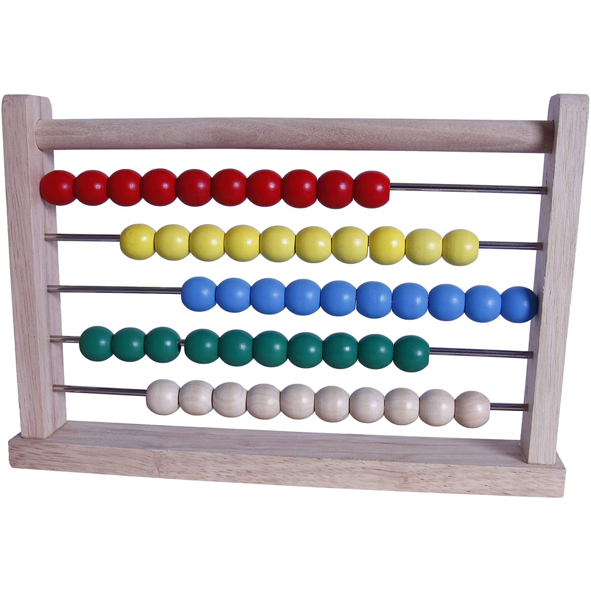 Pallottoliere per bambini abaco in legno classico 50 palline colorate 2756