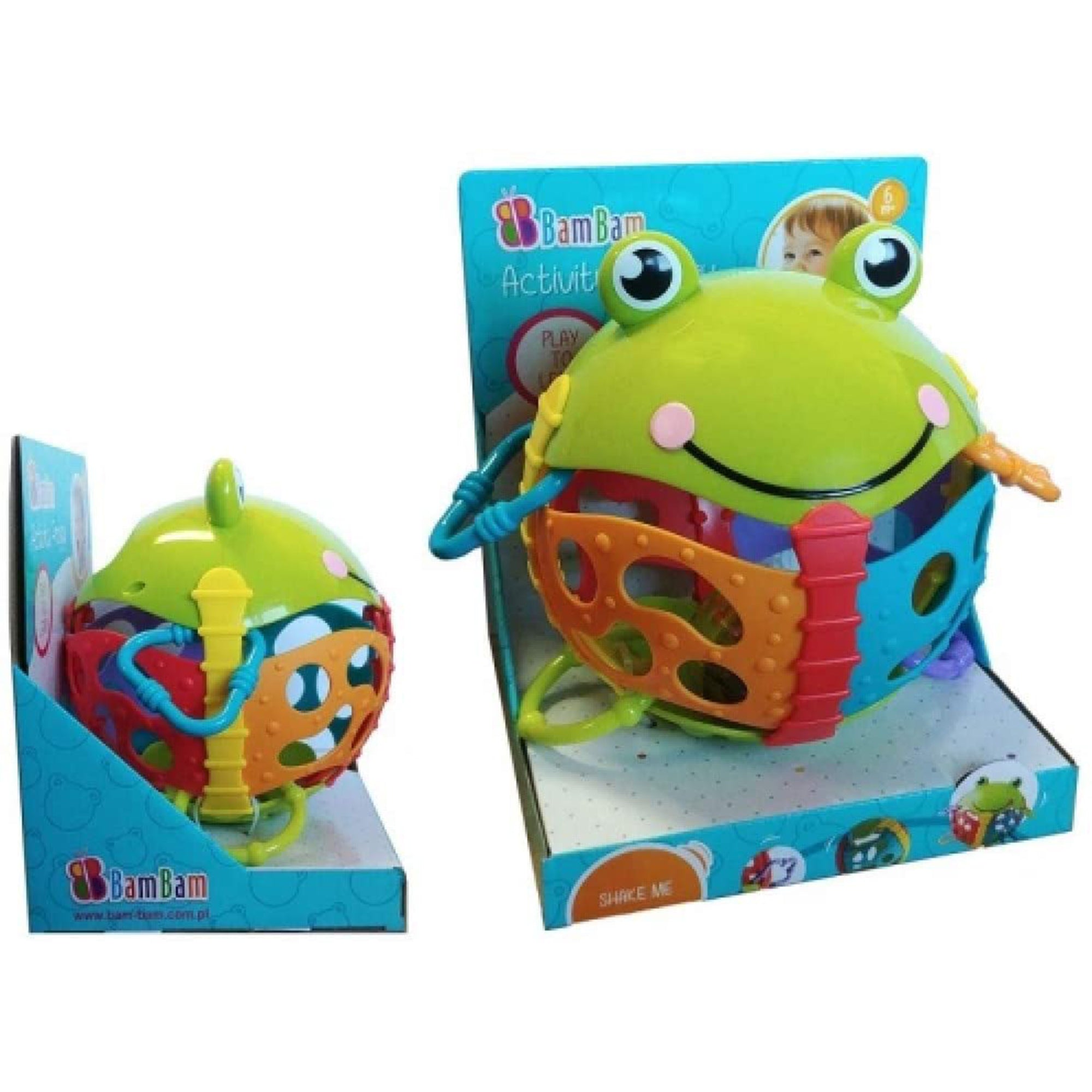 Giocattolo creativo per bambini BamBam rana con sonaglietto 2833