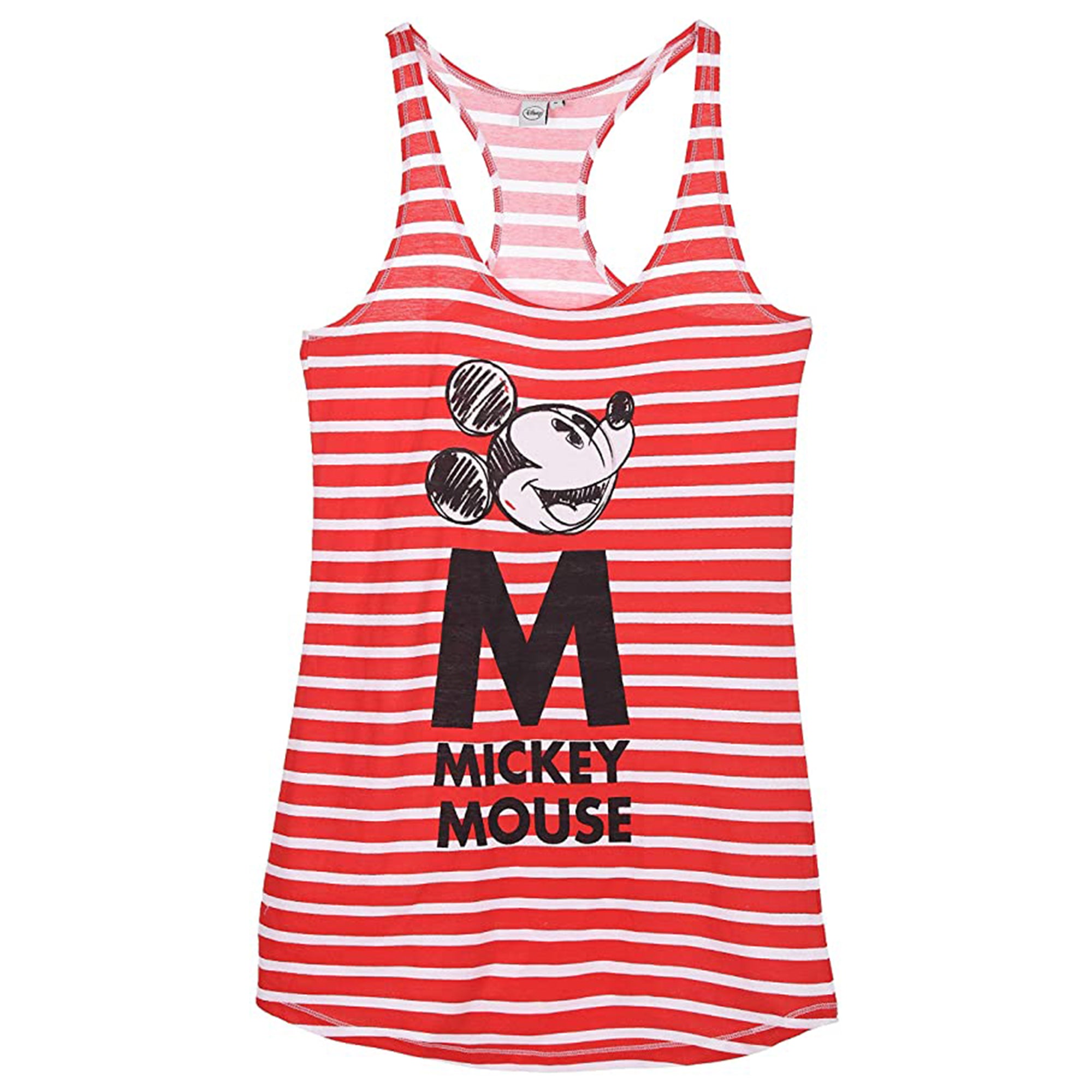 Camicia da notte donna Disney Mickey Mouse canotta lunga in cotone 2897